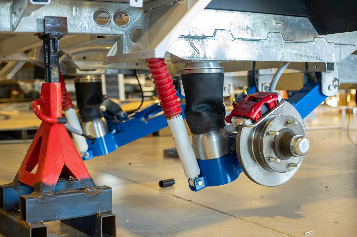 Suspension and disc brakes