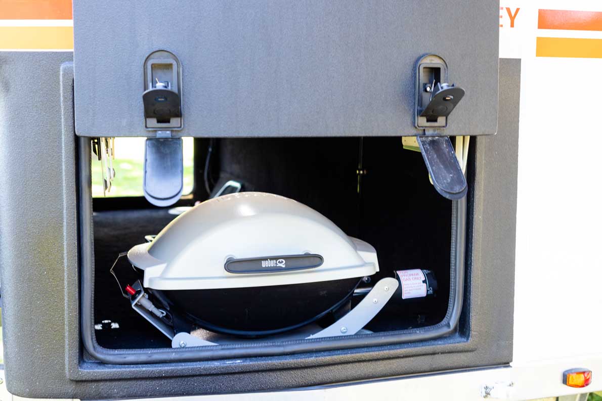 External BBQ storage