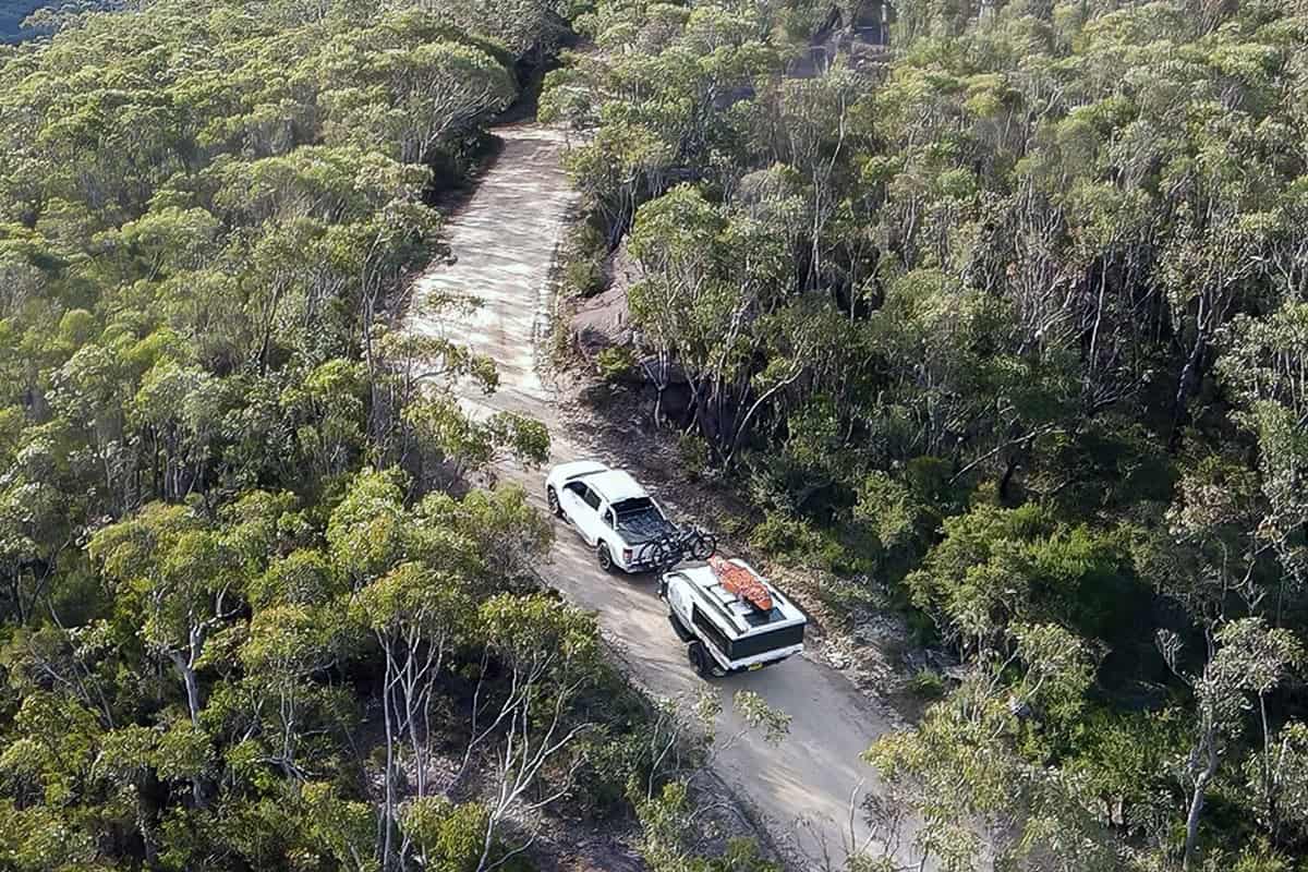 Kube on a remote touring road