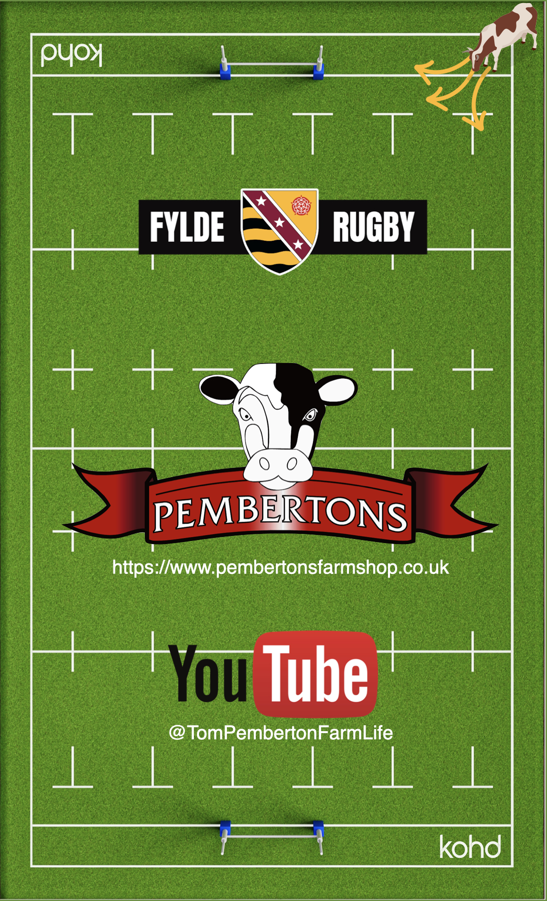 Fylde RFC pitch grid