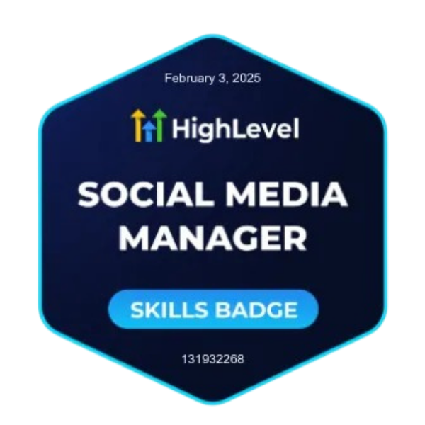HighLevel Social Media Manager Skills Badge
