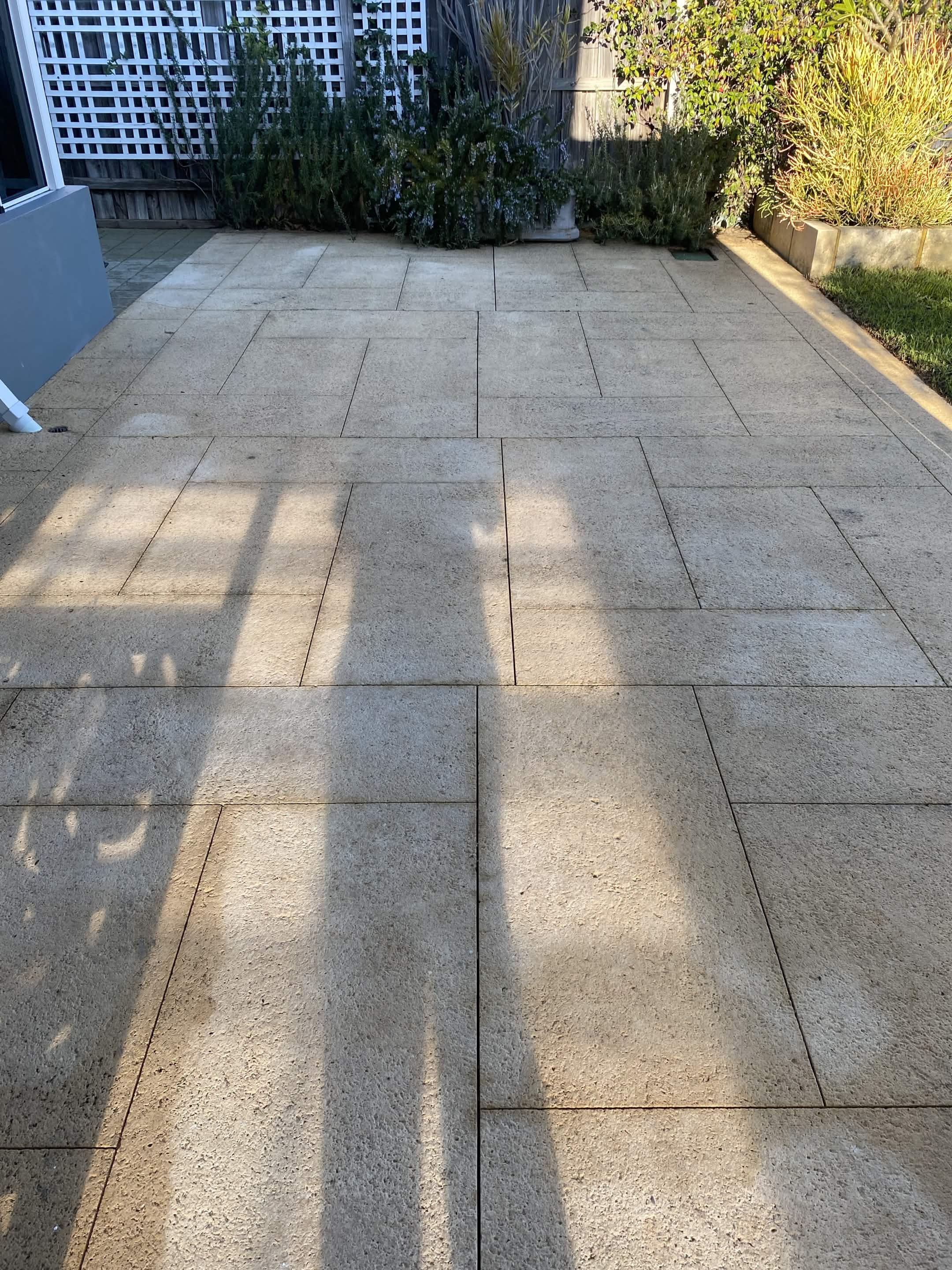 A Perth path after pressure cleaning