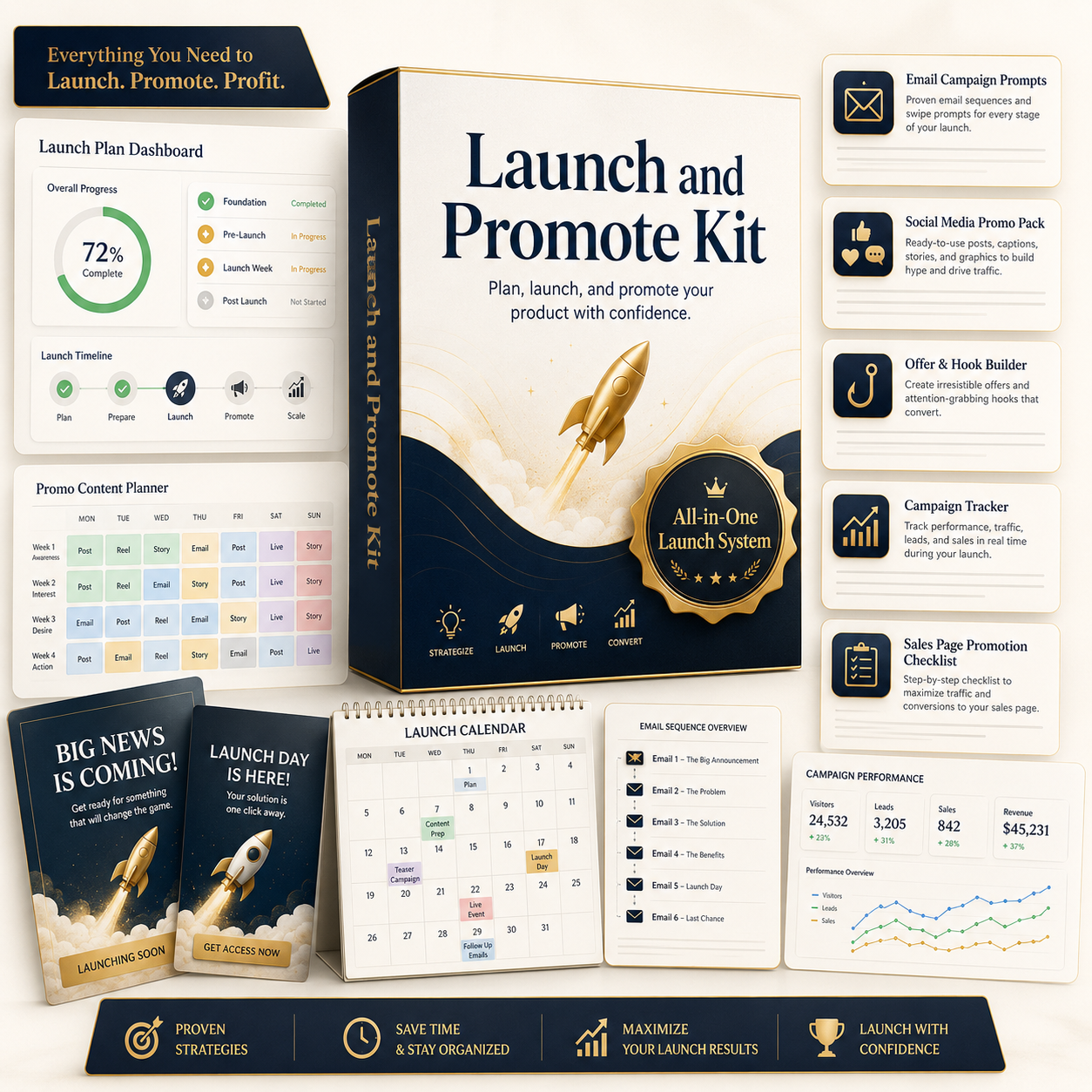 Launch and Promote Kit product preview