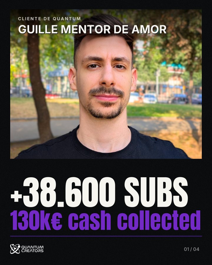 Guille Mentor de Amor, cliente de Quantum