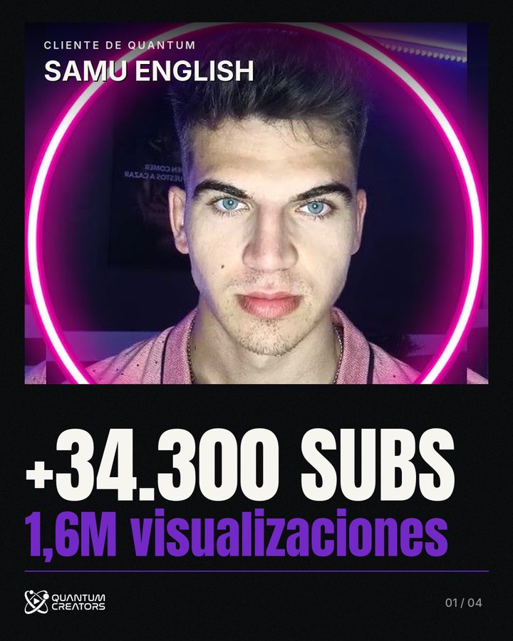 Samu English, cliente de Quantum