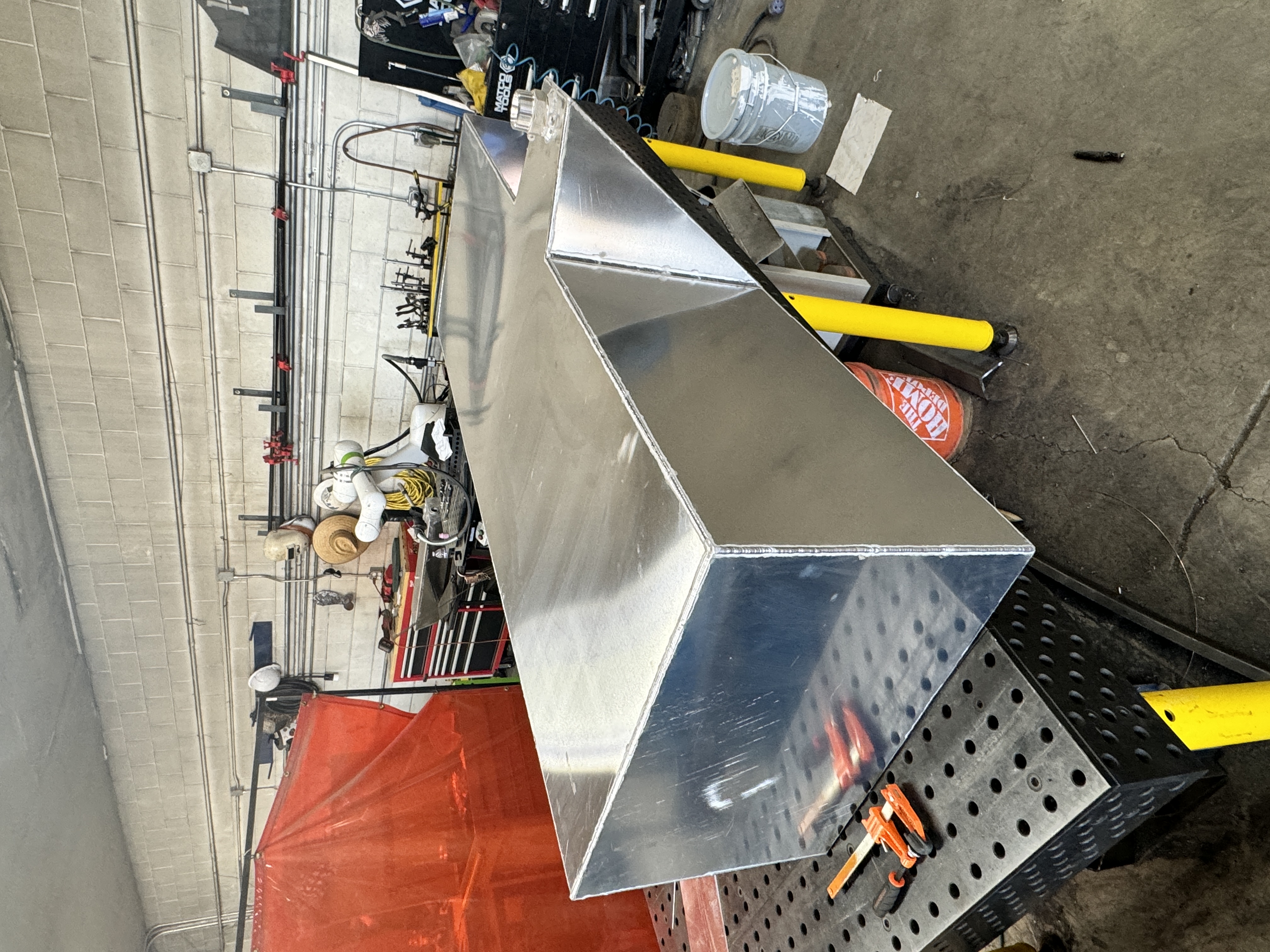 Custom race UTV chassis and roll cage aluminum fabrication by Tahoe Precision Welding