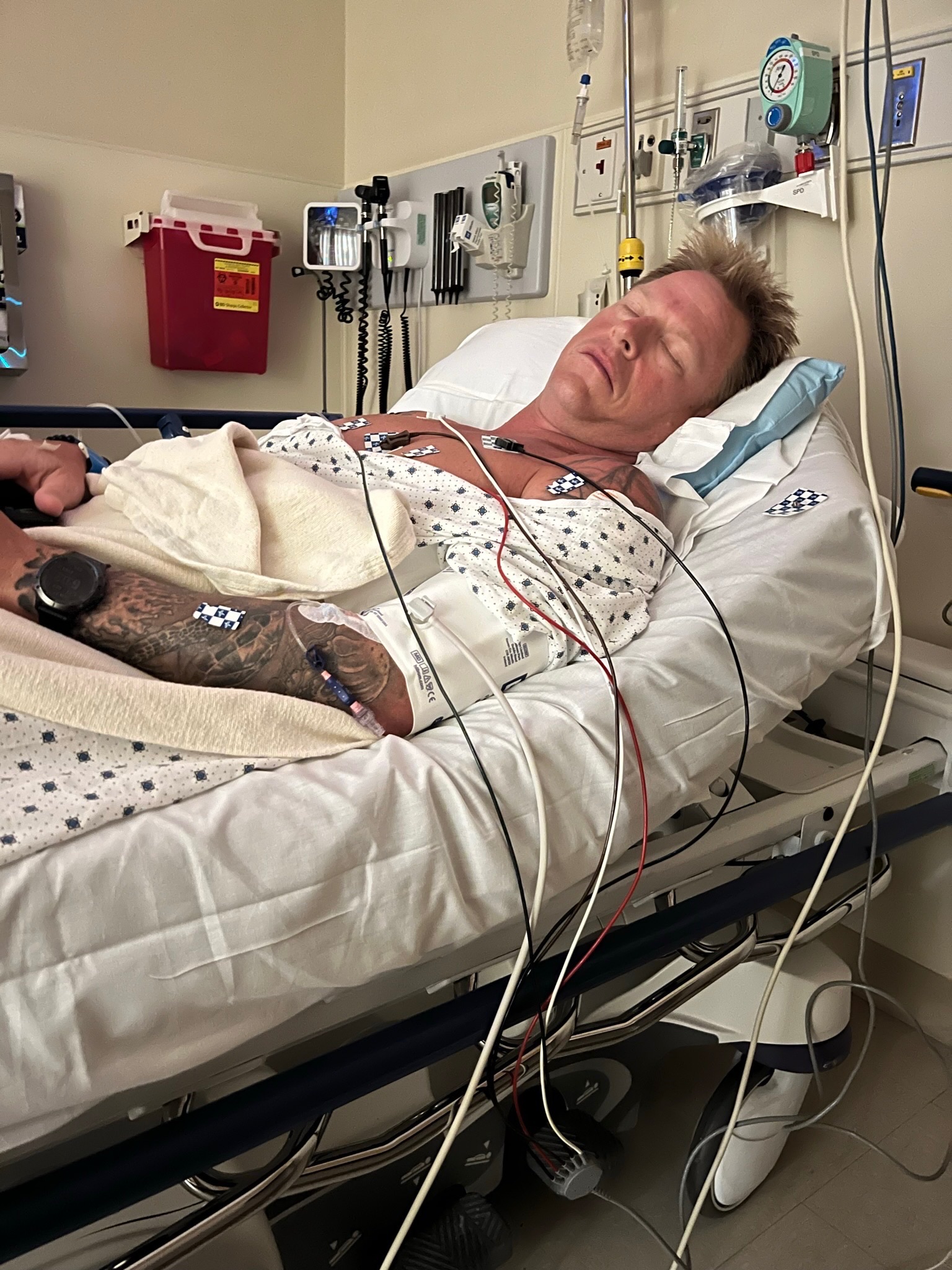 Brady in hospital after Keys 50