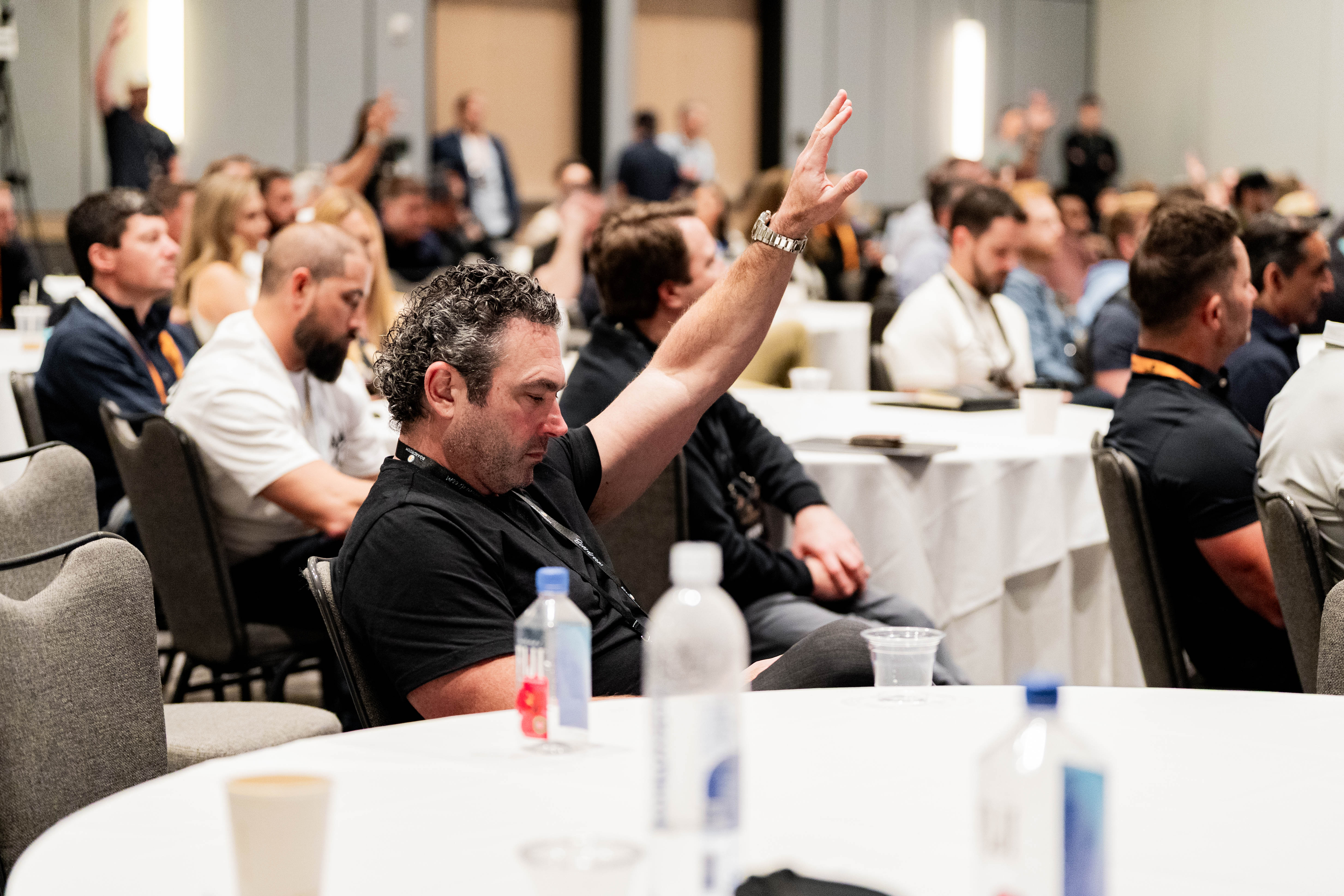 An audience during Brady McDonald's keynote