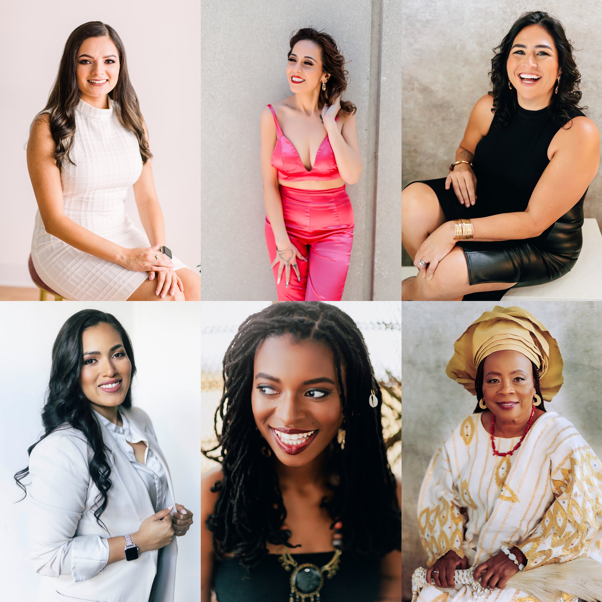 Portrait photography collage by Karen Salinas Photography