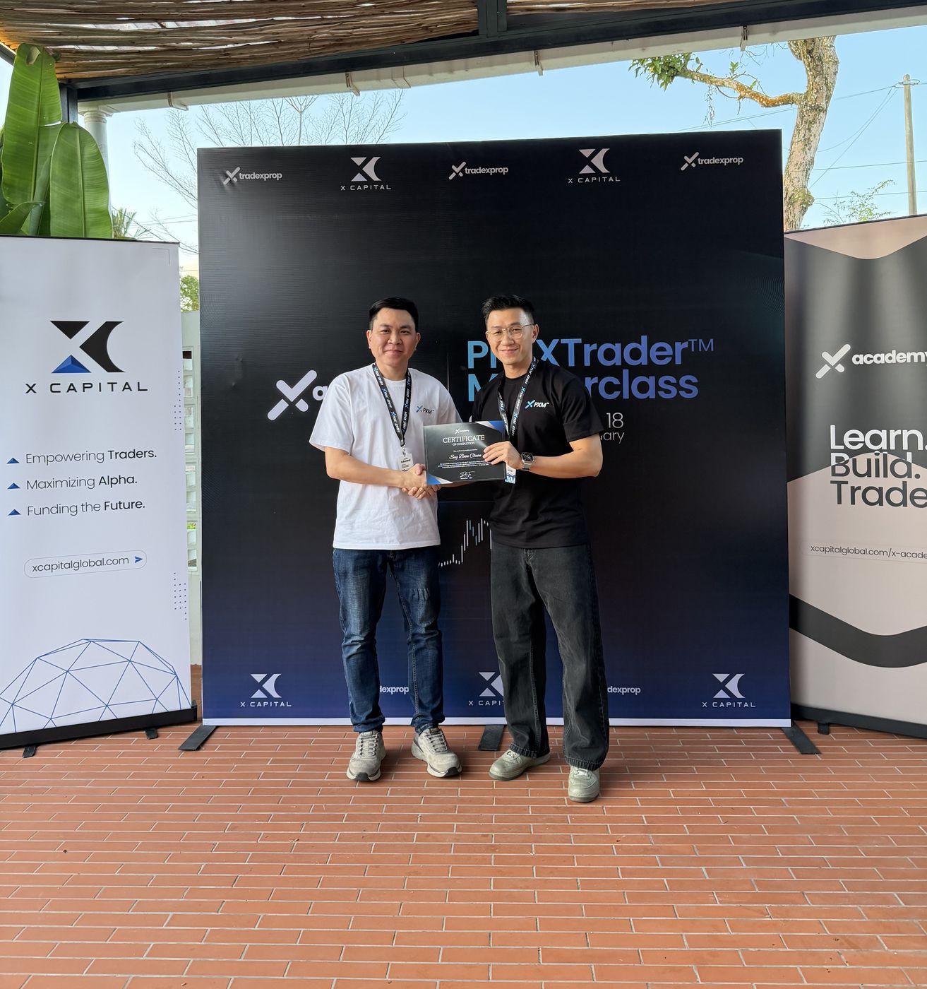 Pro XTrader Masterclass 結業頒證