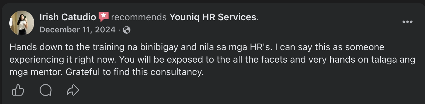 Testimonial from an SME owner