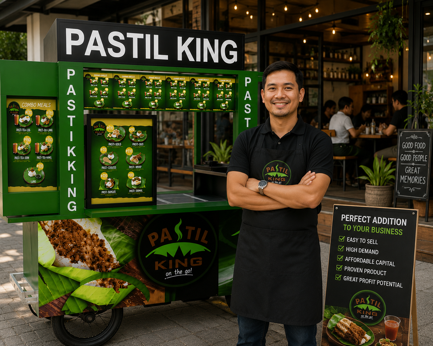 Existing business owner adding a food concept