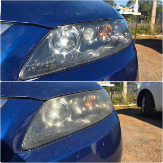 Headlight Restoration Available as an Add On