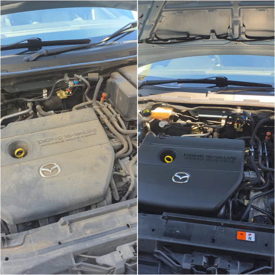Before & After: Engine Bay Detail