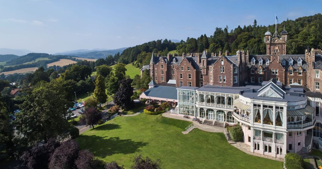 Crieff Hydro above the Strathearn valley