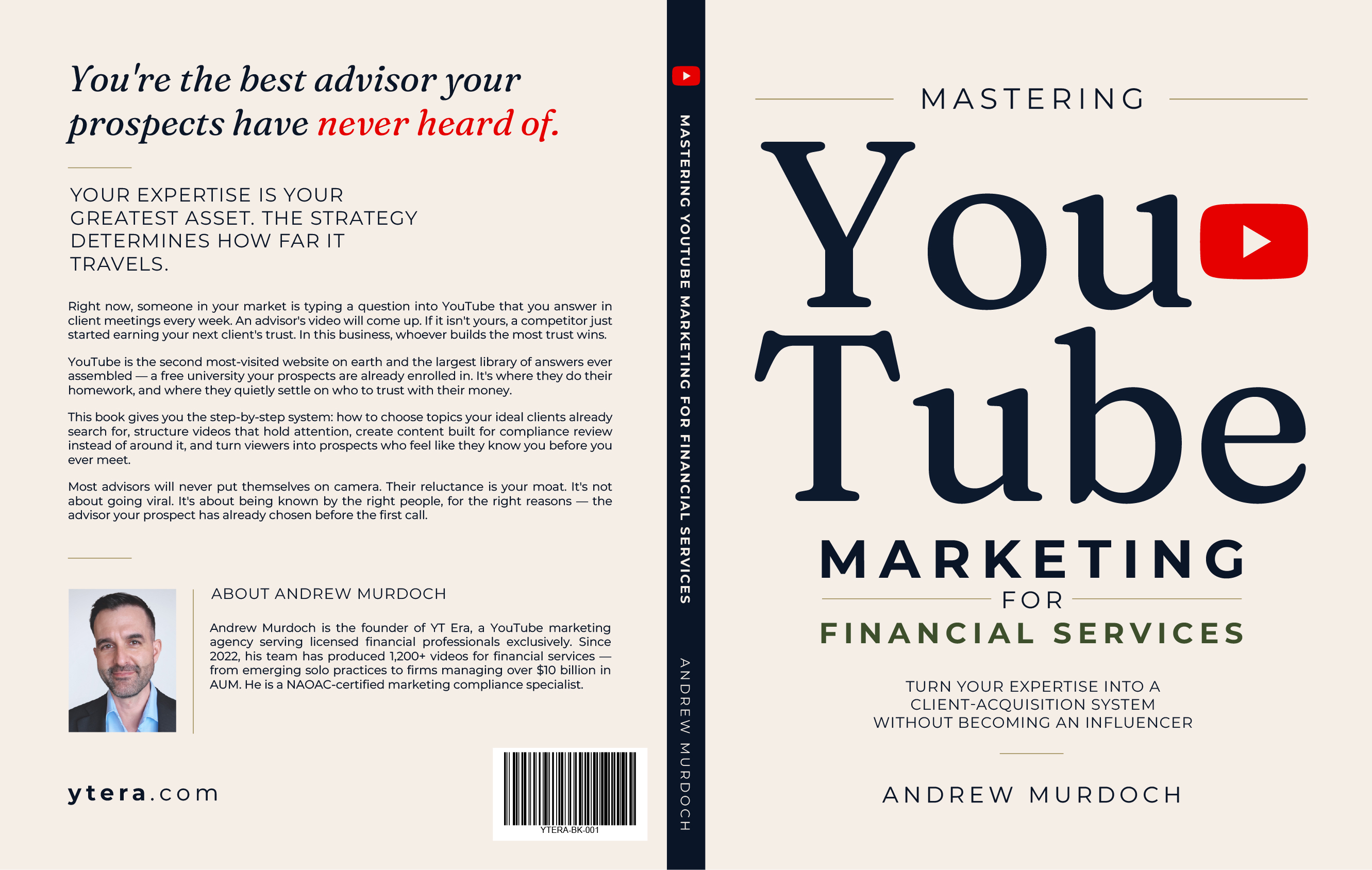Mastering YouTube Marketing for Financial Services book cover