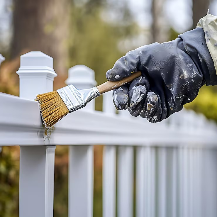 Lakewood fence painting