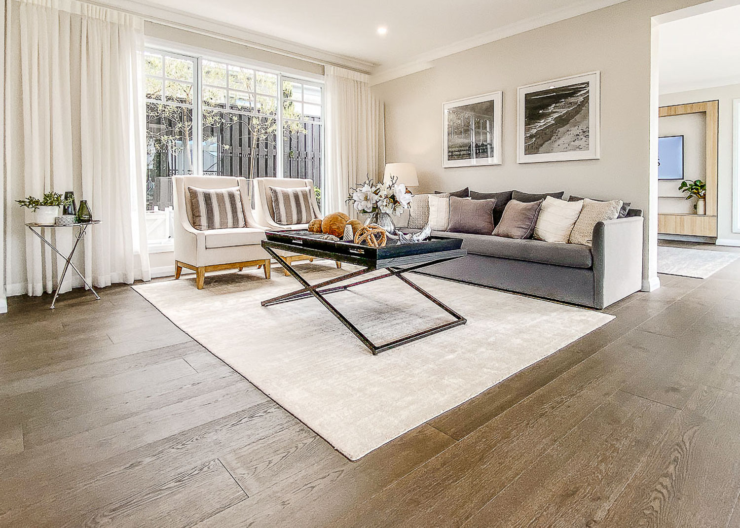 Beautiful timber flooring