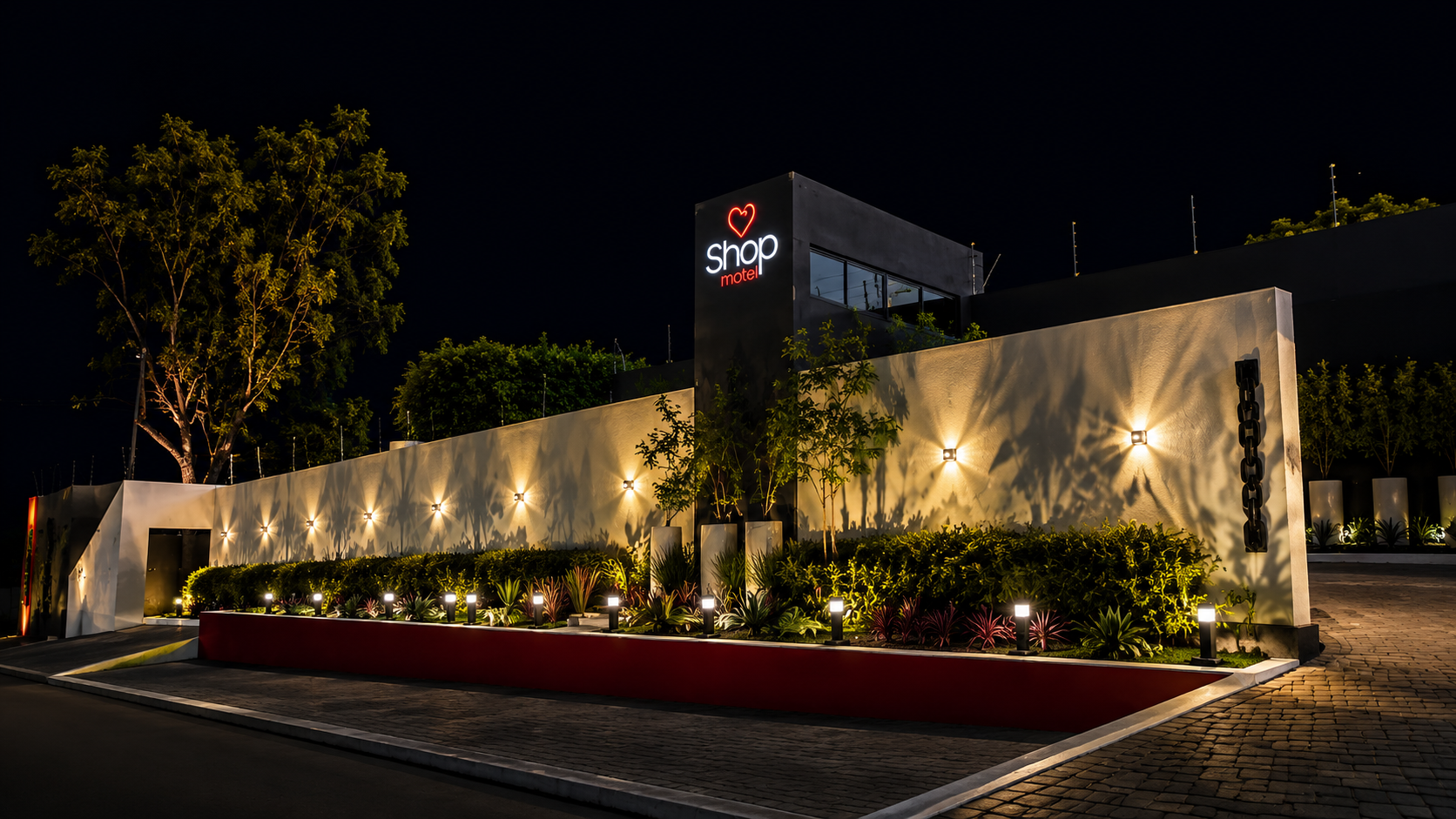 Fachada Shop Motel — Campina Grande