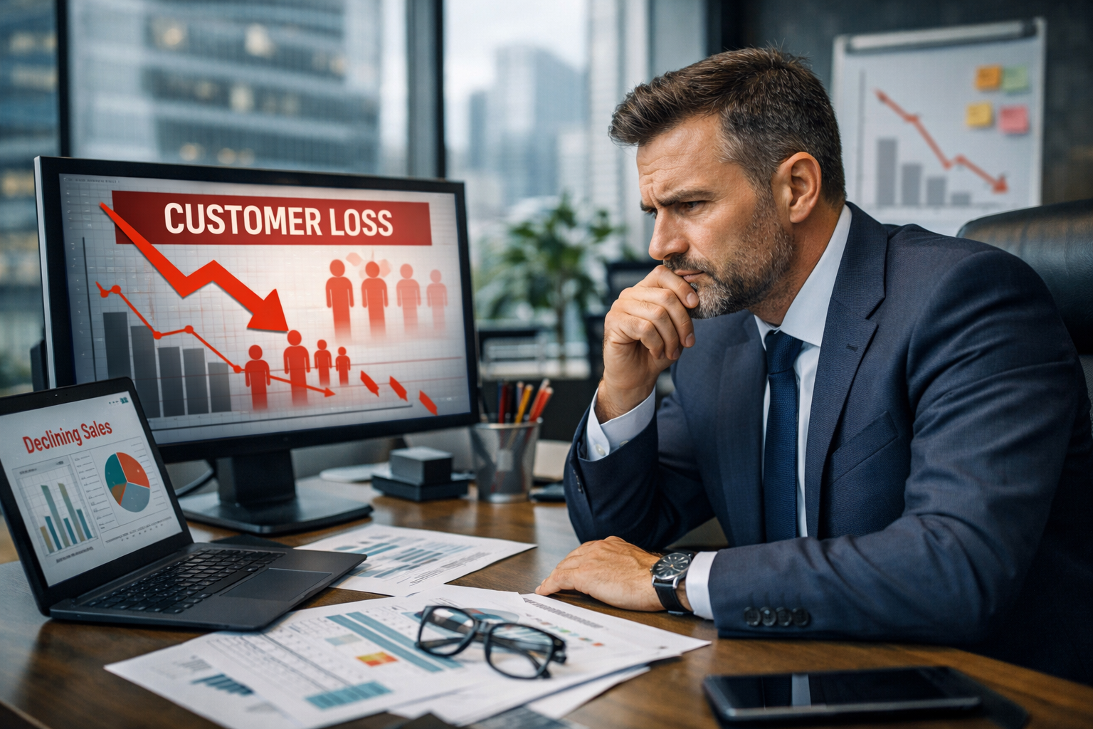 فقدان العملاء الصامت: لماذا تخسر الشركات 40% من عملائها دون أن تشعر؟