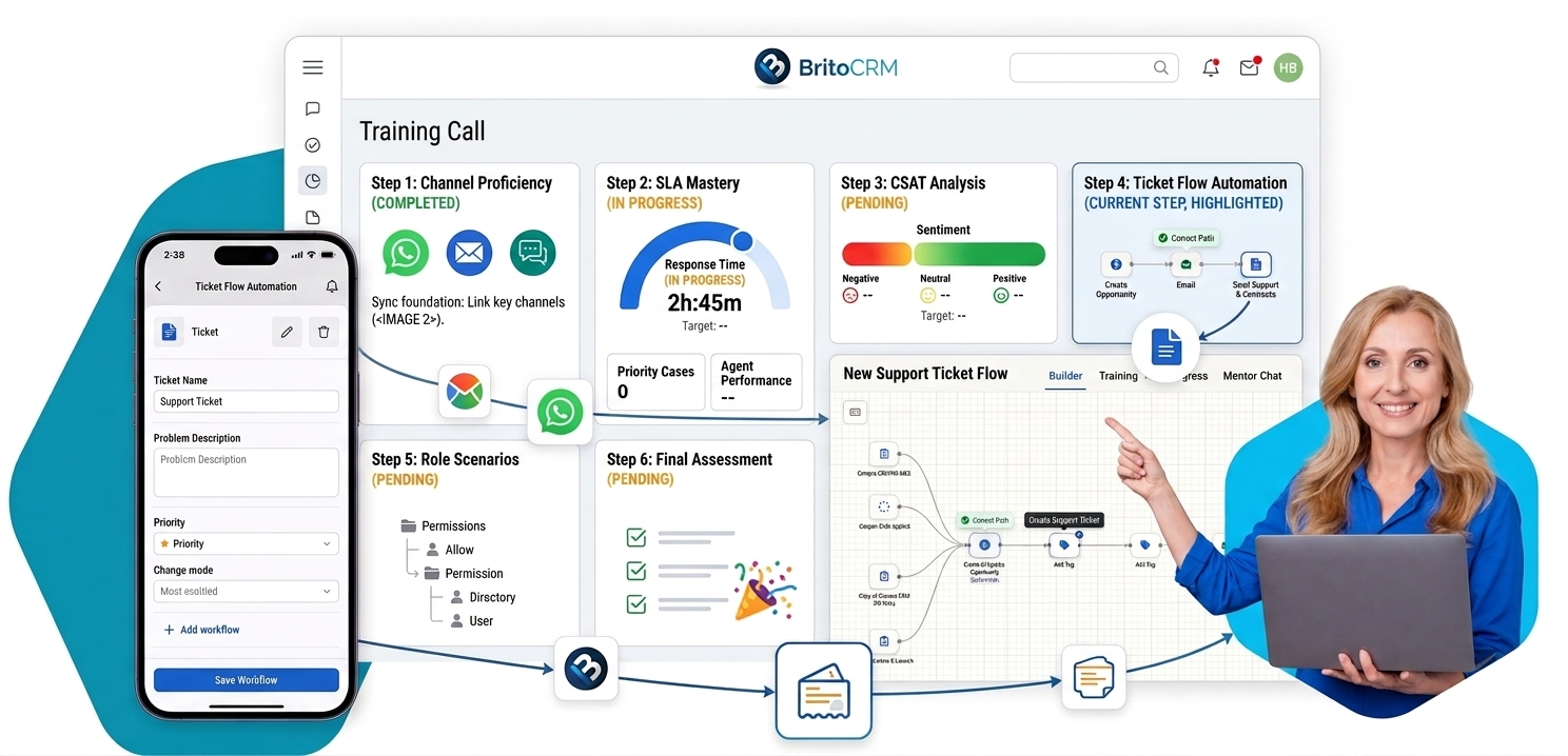 Support & Training BritoCRM