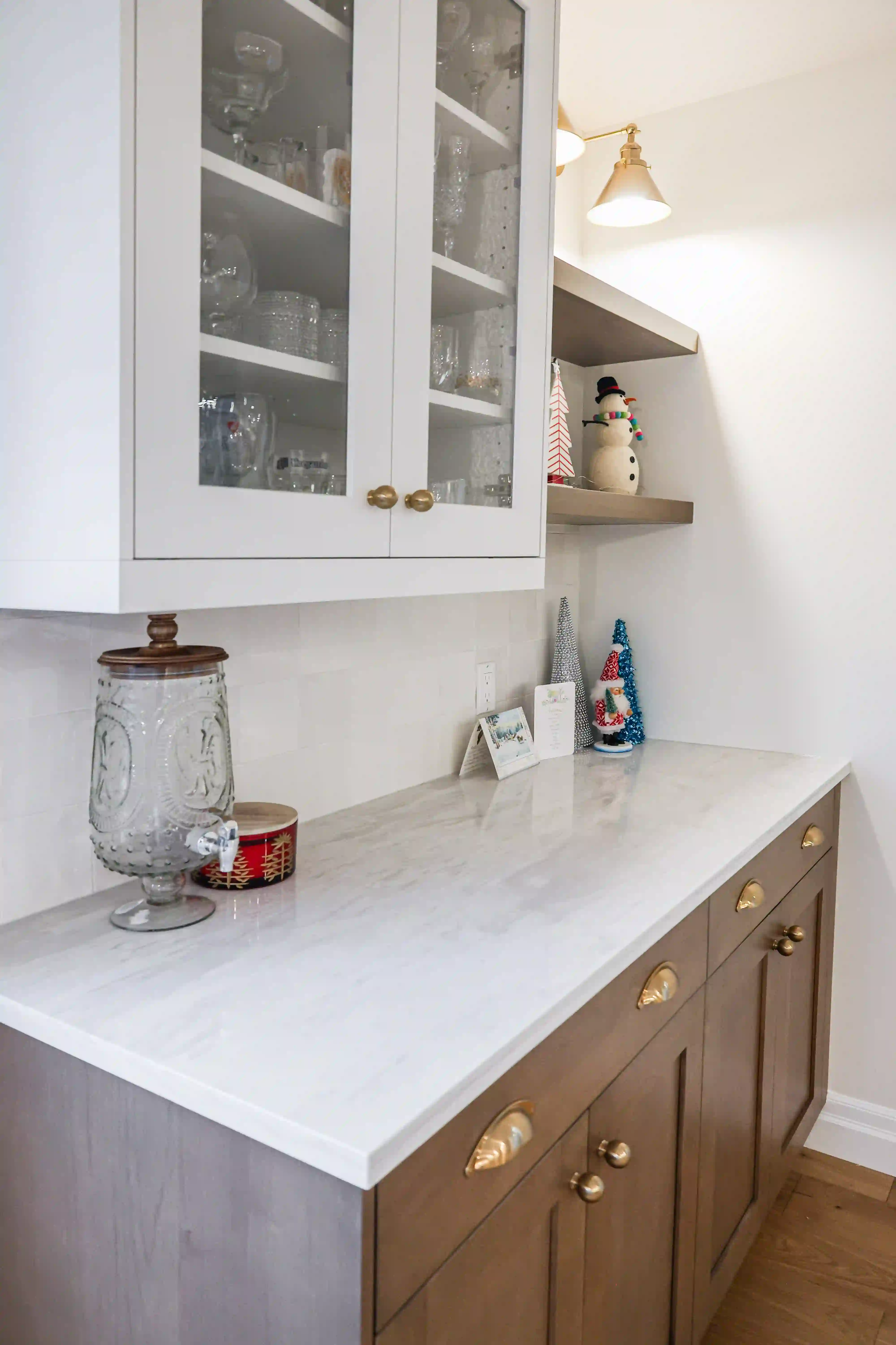 Coffee station and counter detail