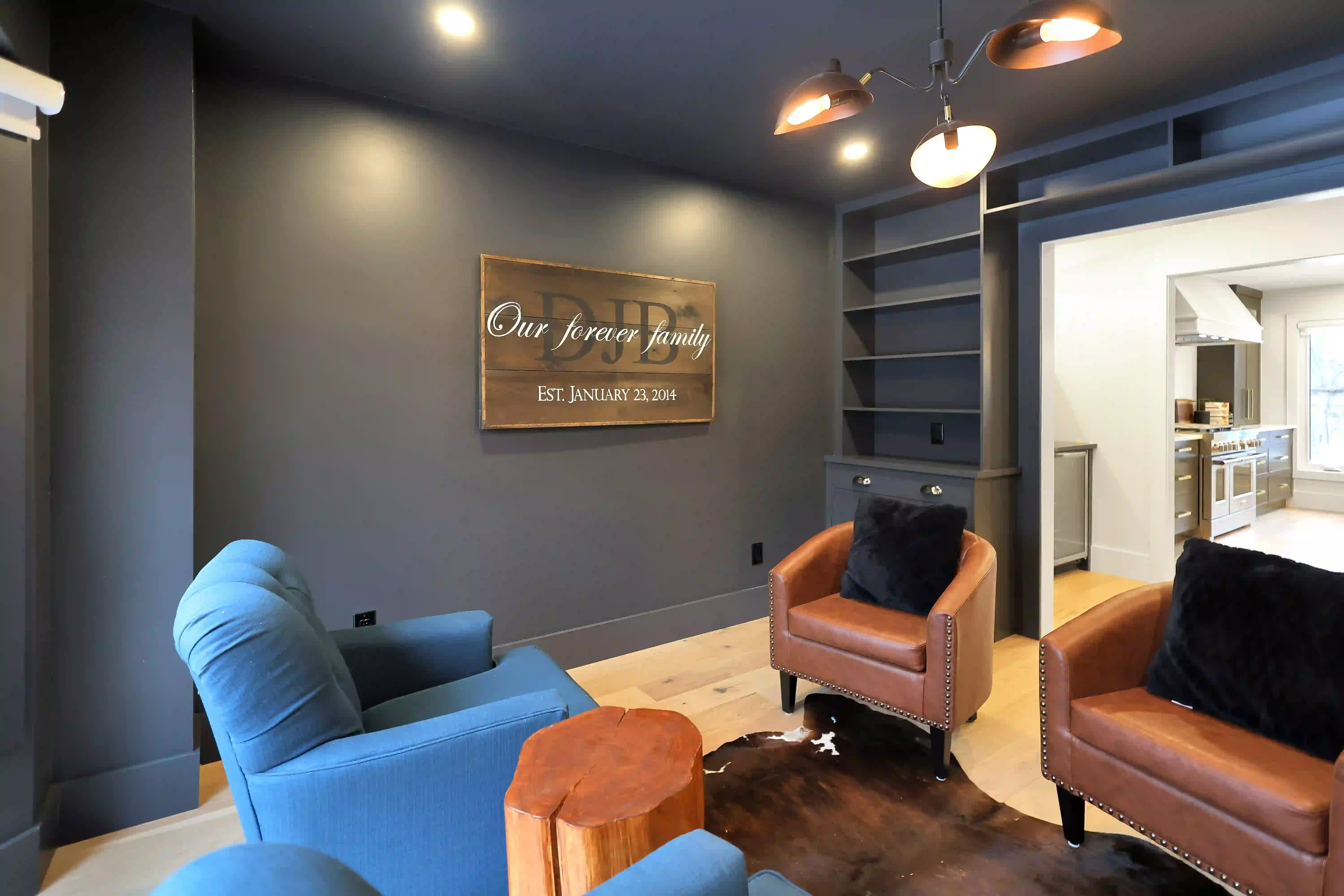 Sitting room and kitchen connection