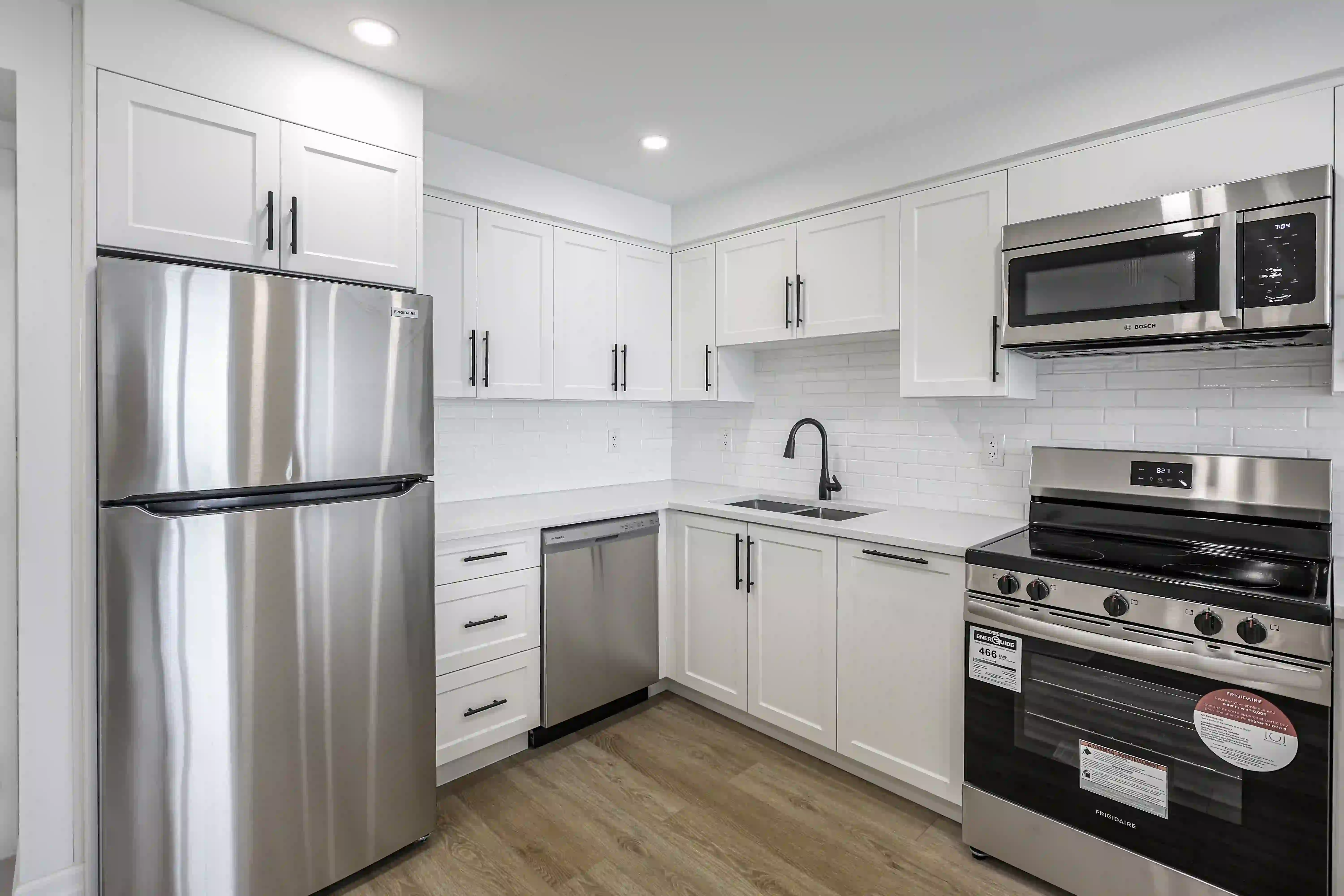 Kitchen range and sink