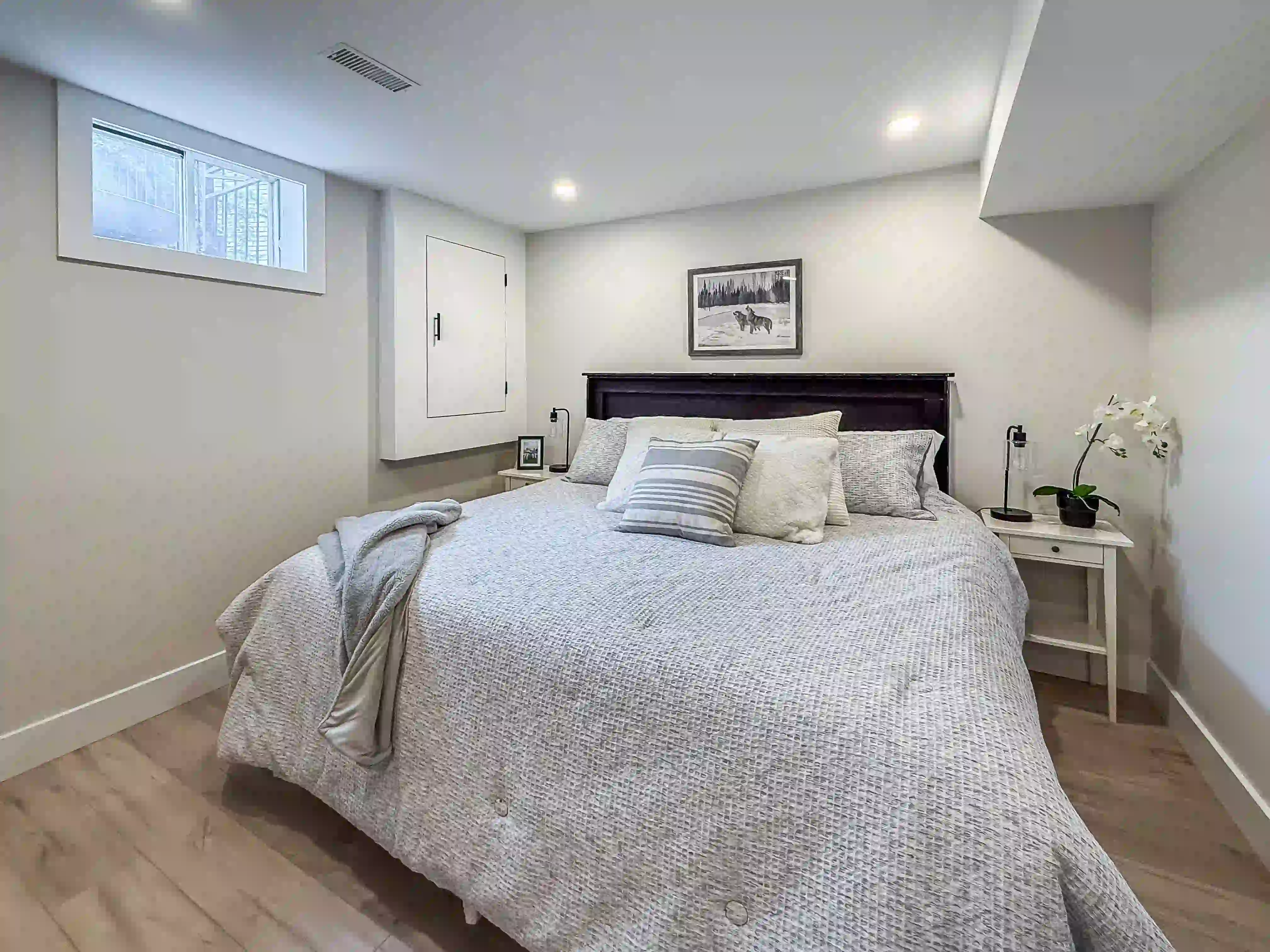 Finished bedroom