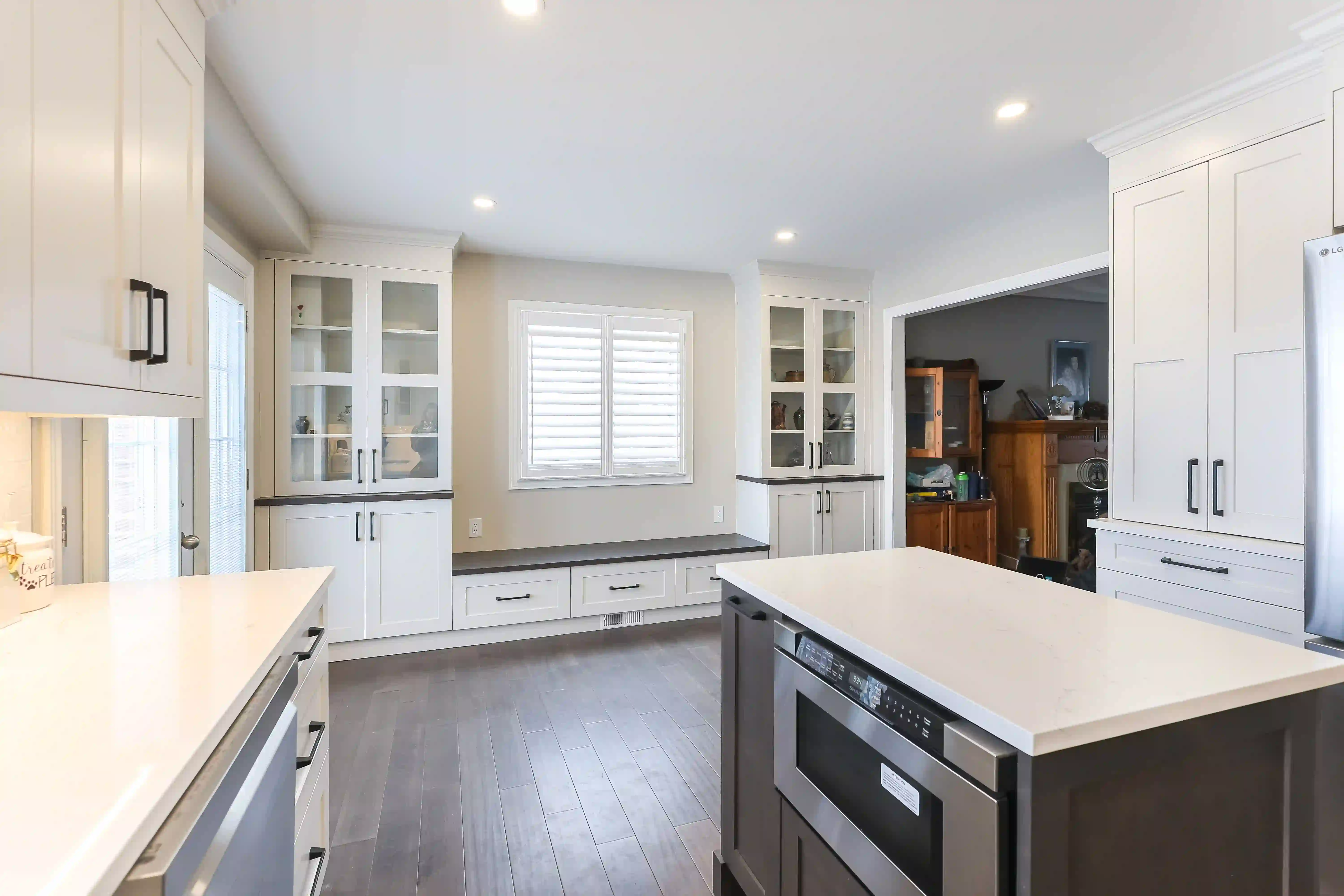 Countertop, sink and range detail