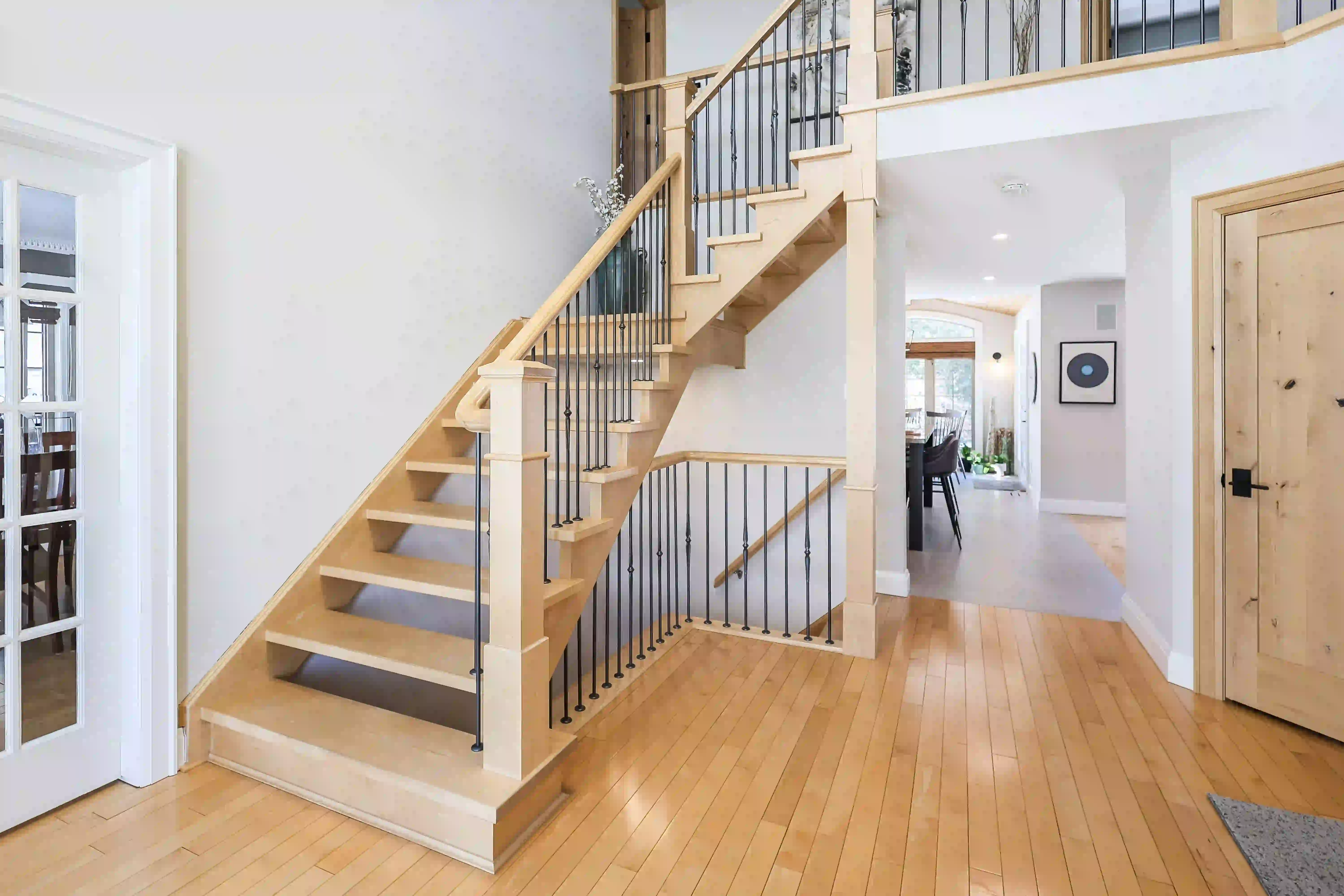 Staircase and main hallway