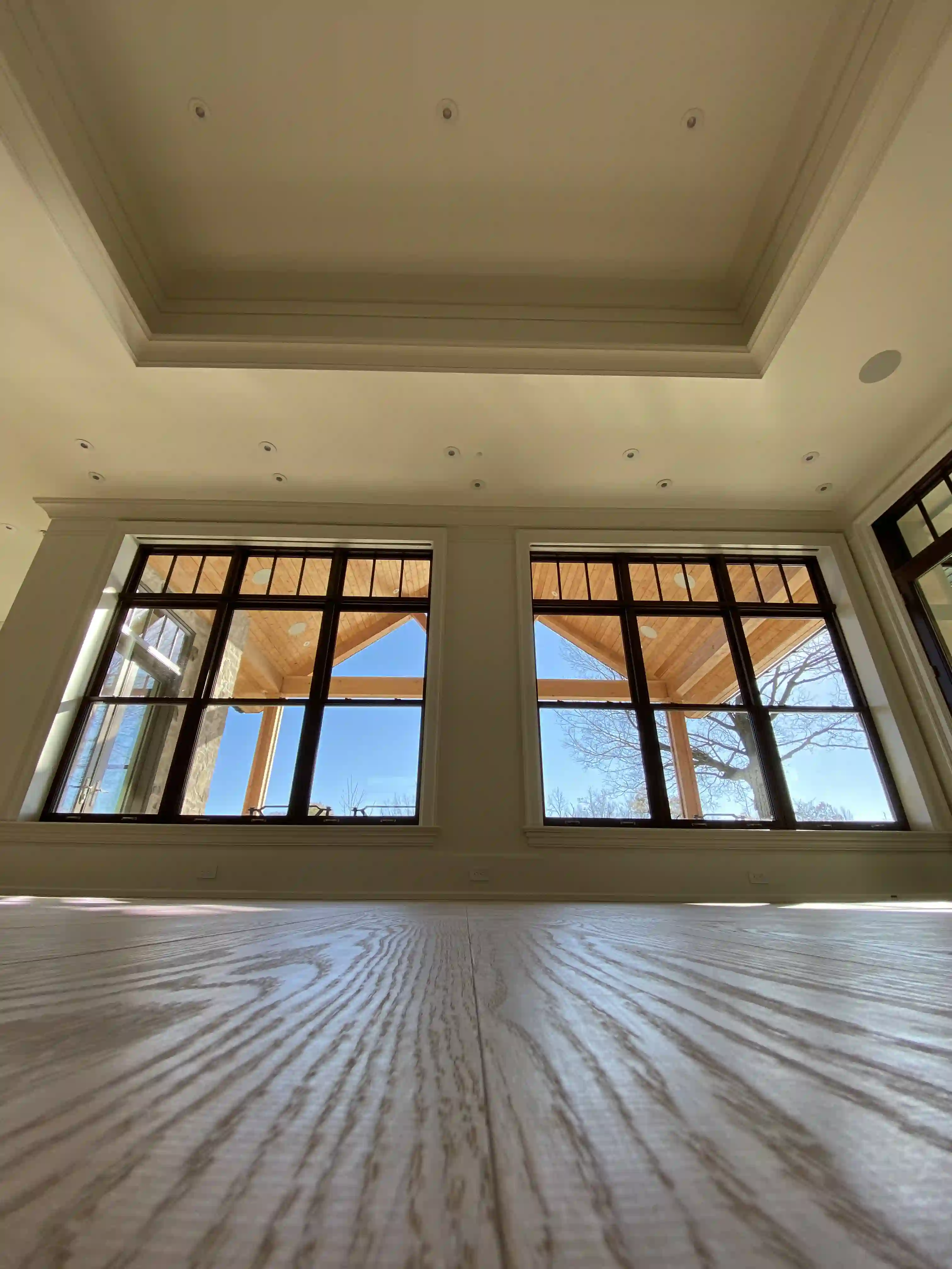 Wood floor and window detail