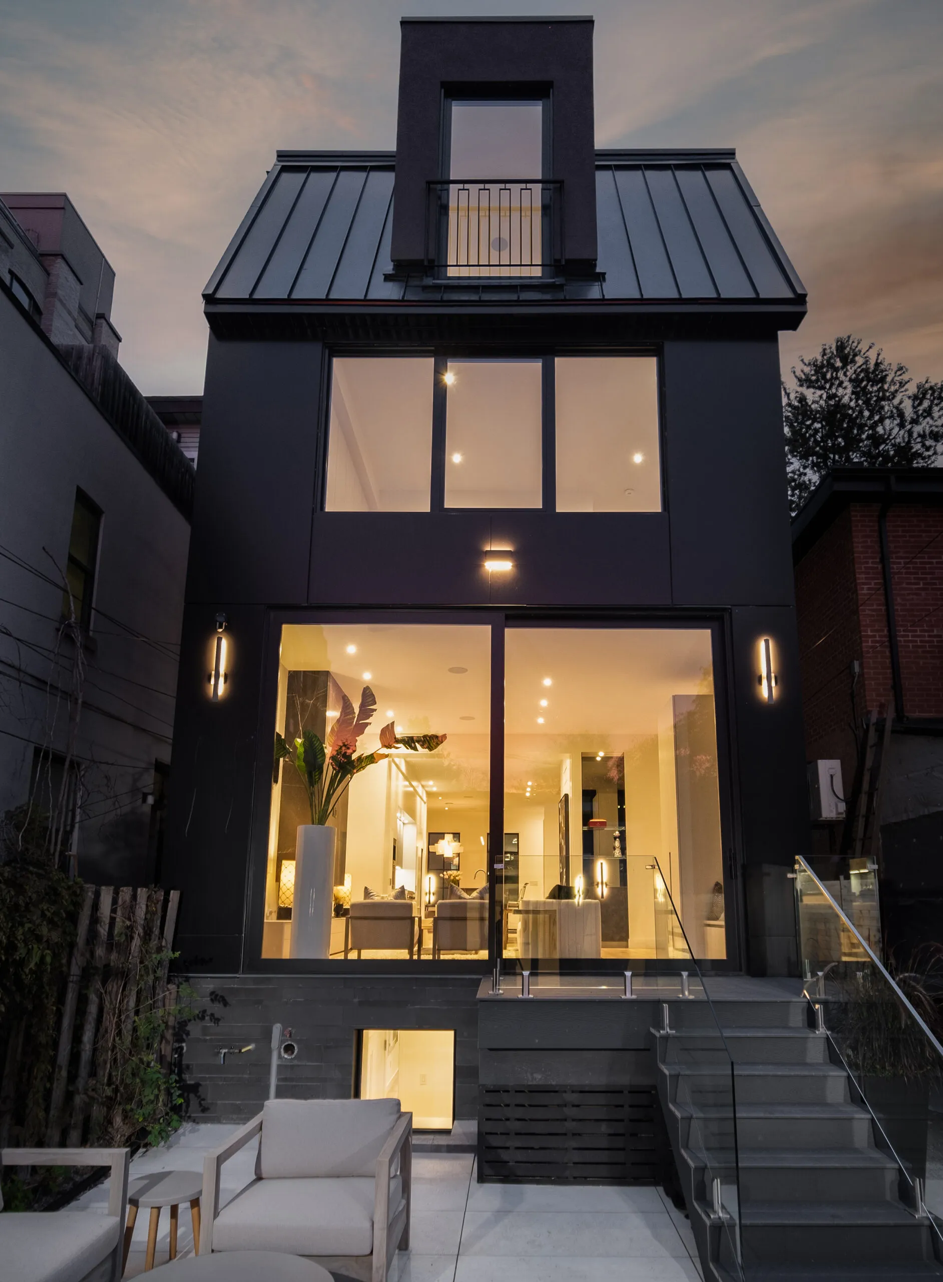 Project Crawford modern custom home exterior
