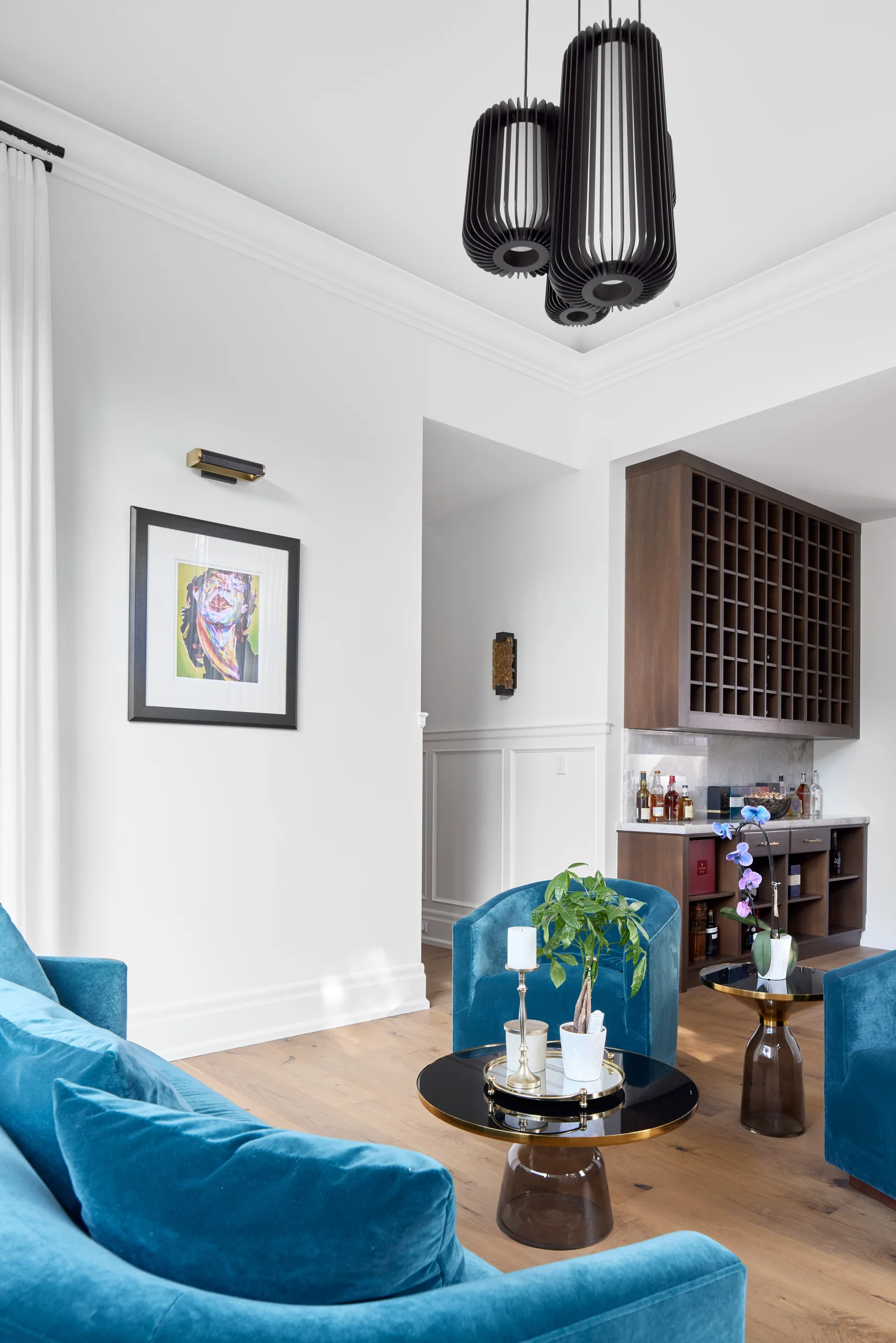 Sitting nook and home bar