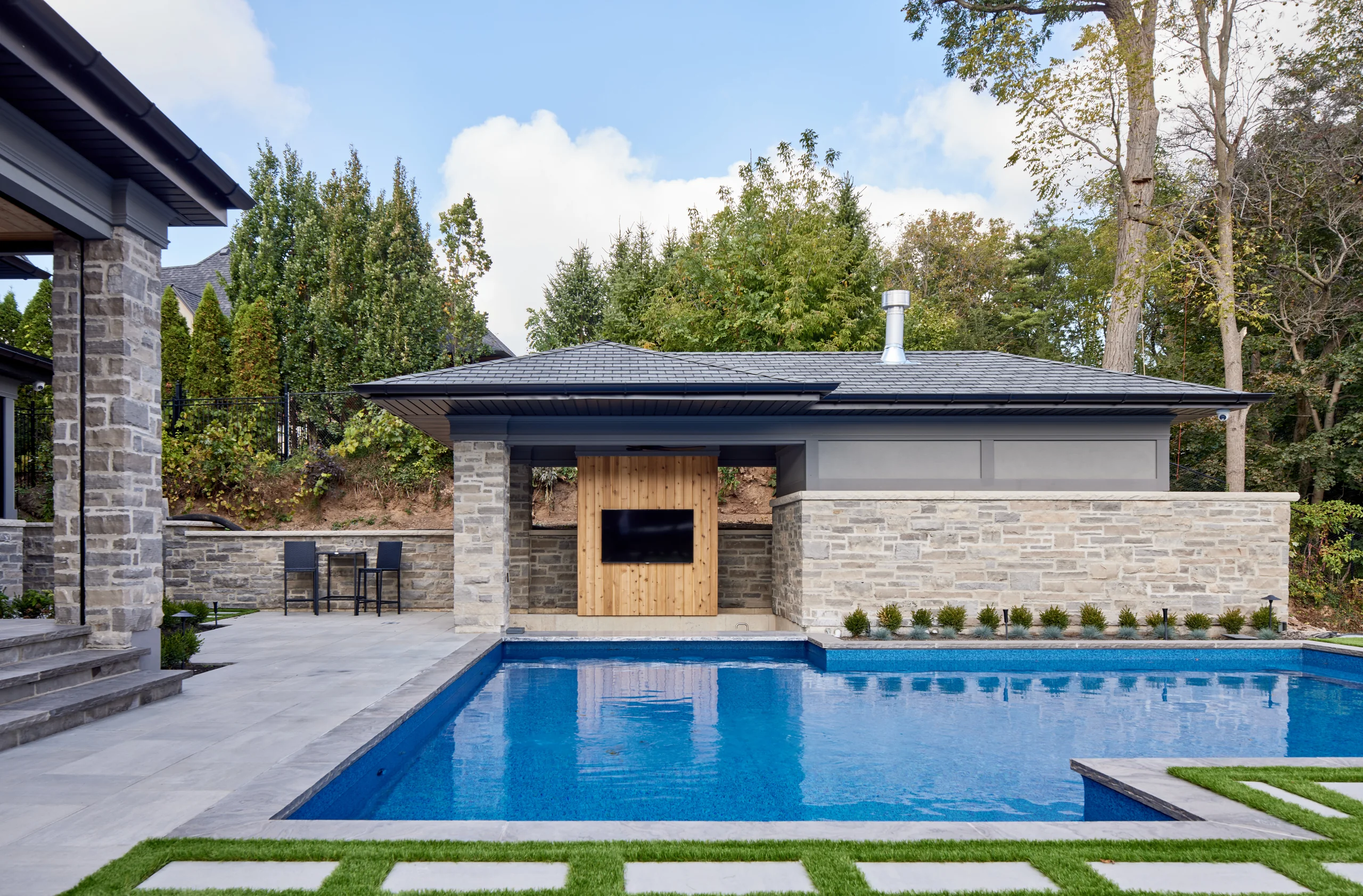 Pool and cabana