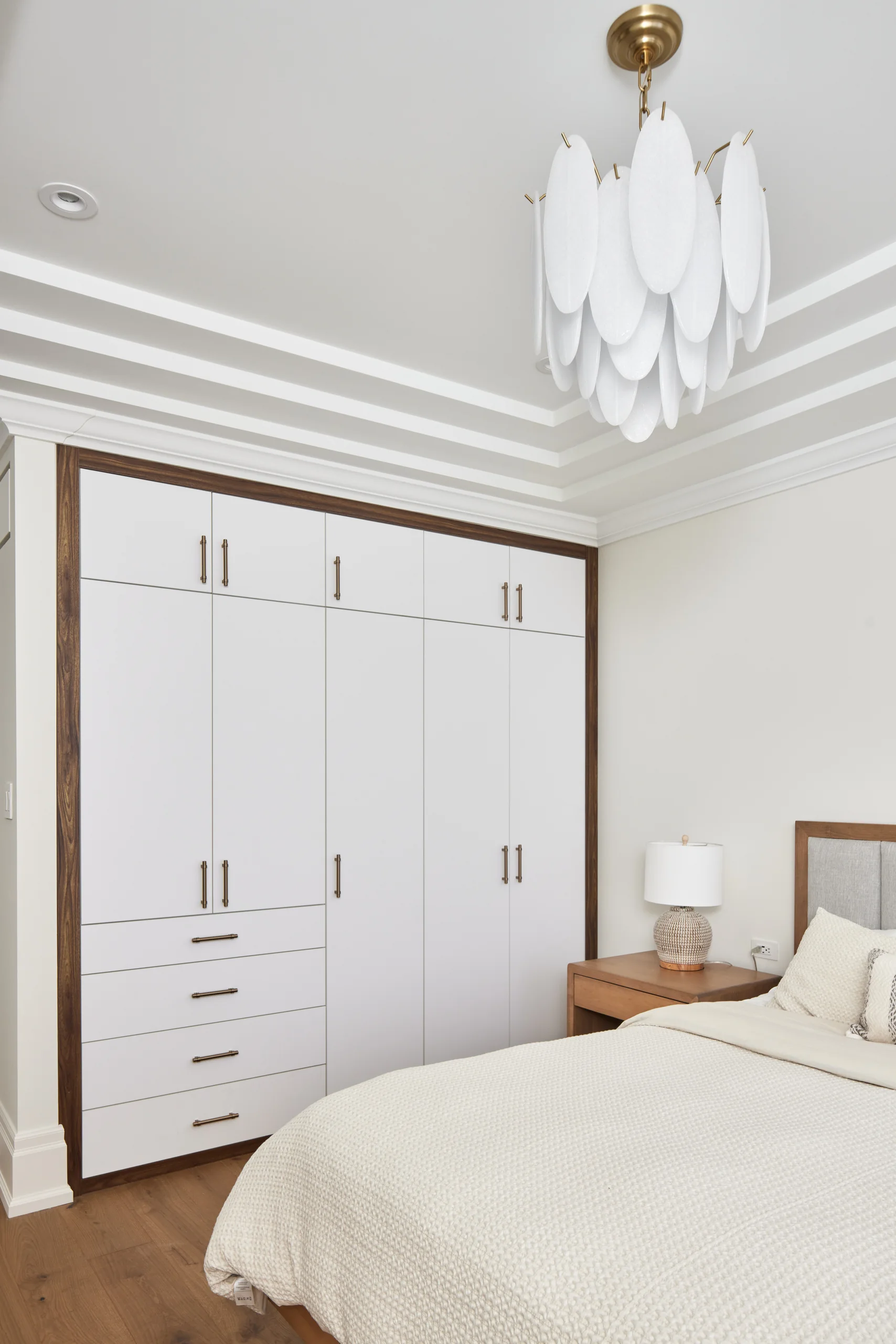 Bedroom wall cabinetry
