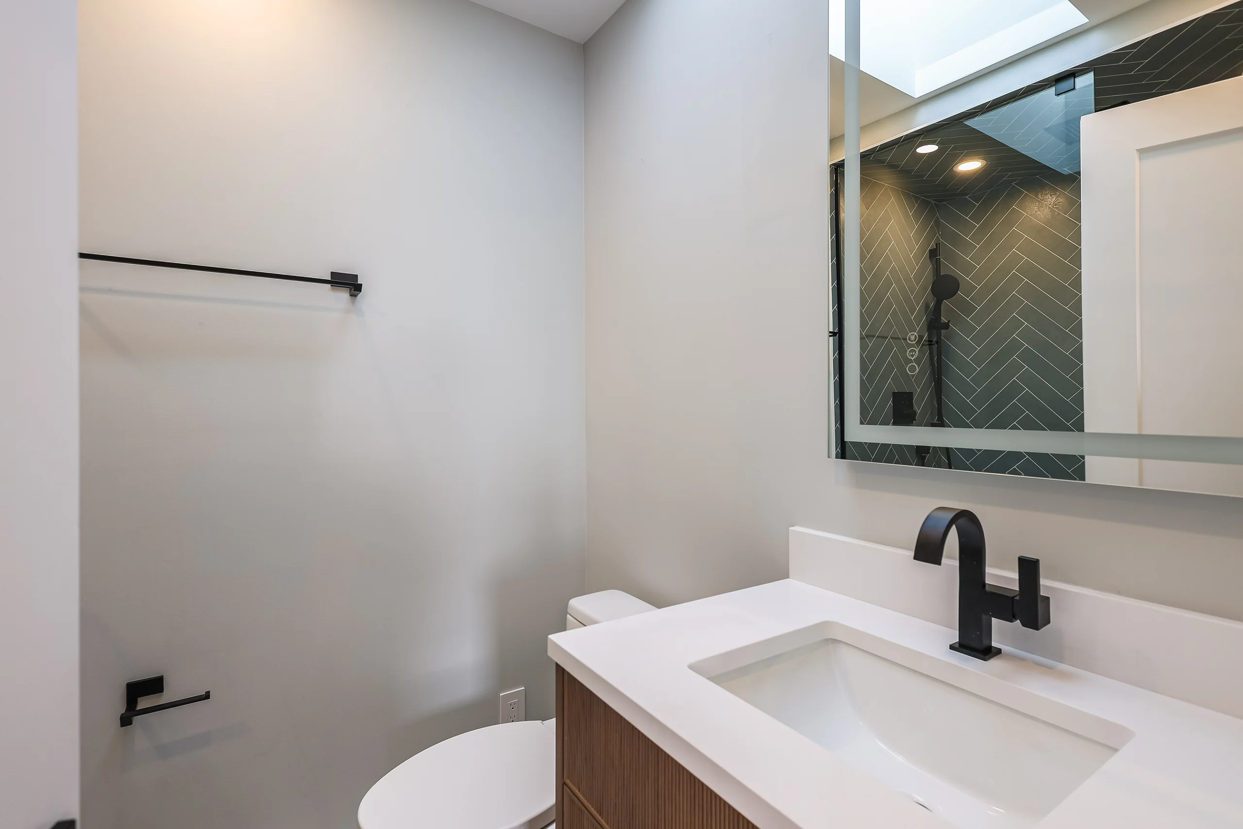 Powder room vanity