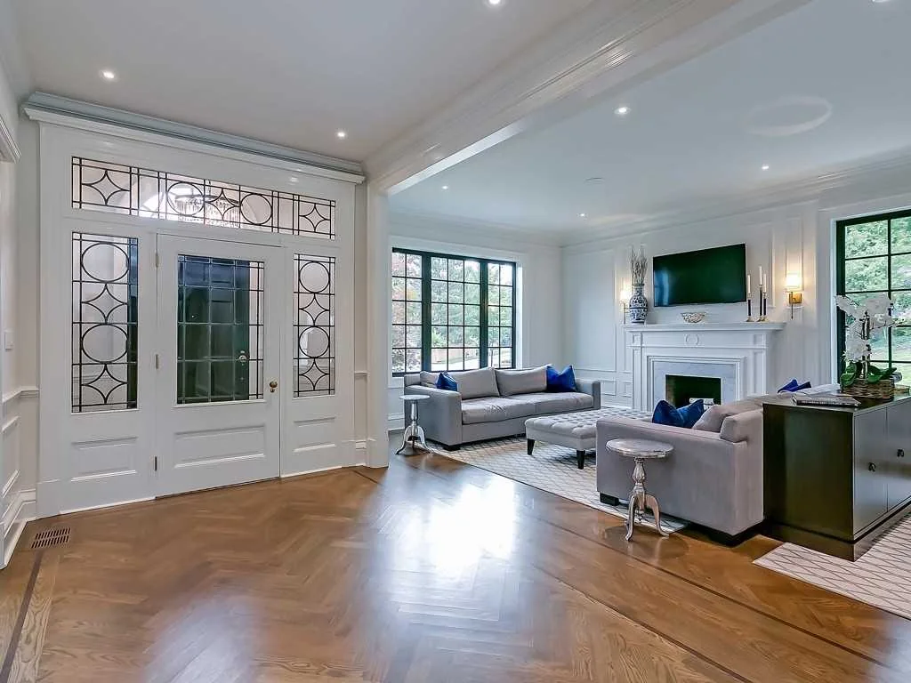 Front entry and living room