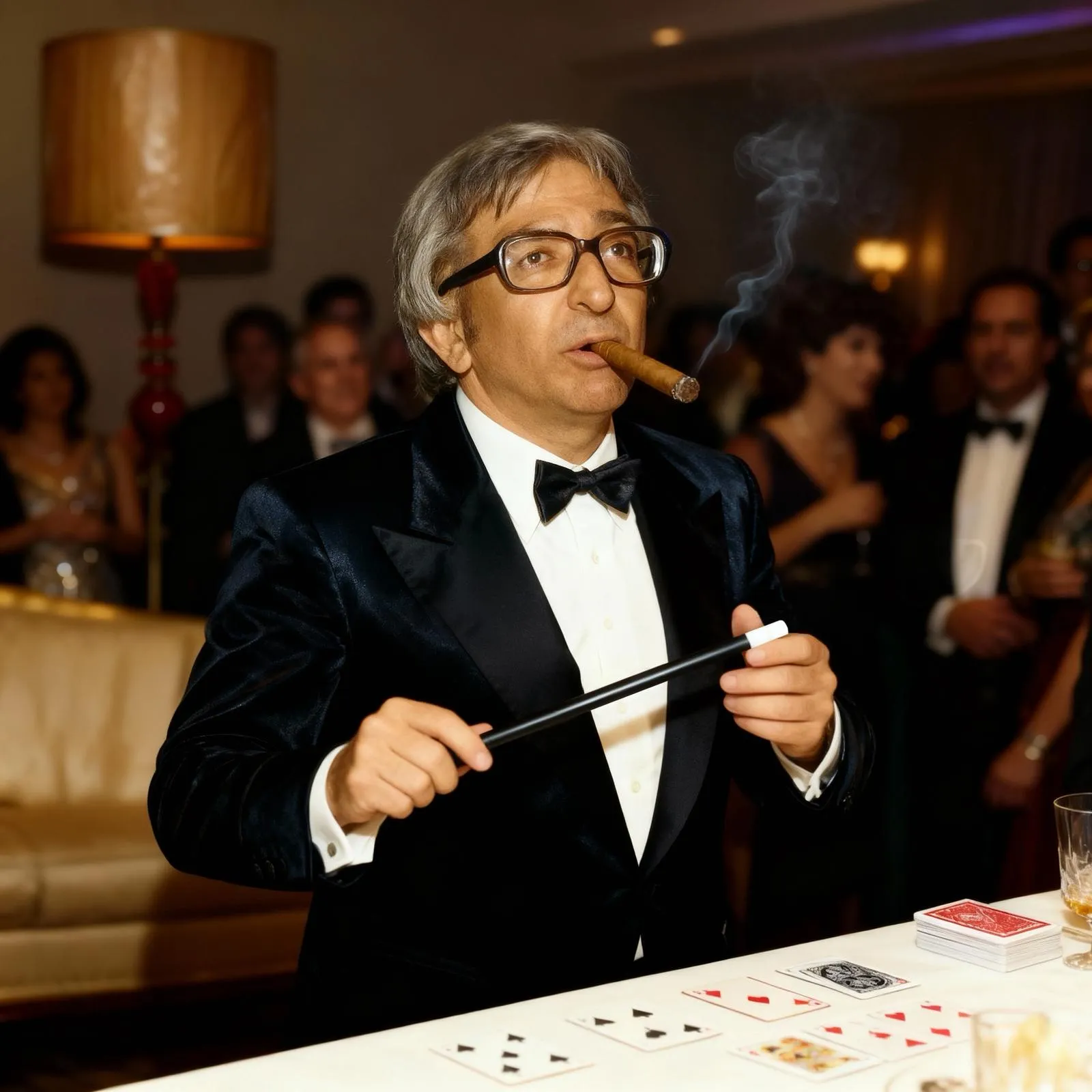 Mr. Magico performing