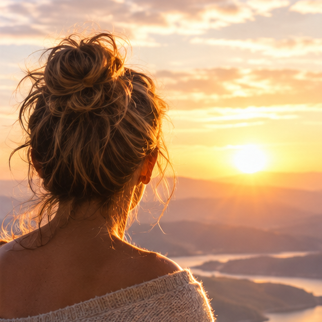 Viewing sunrise