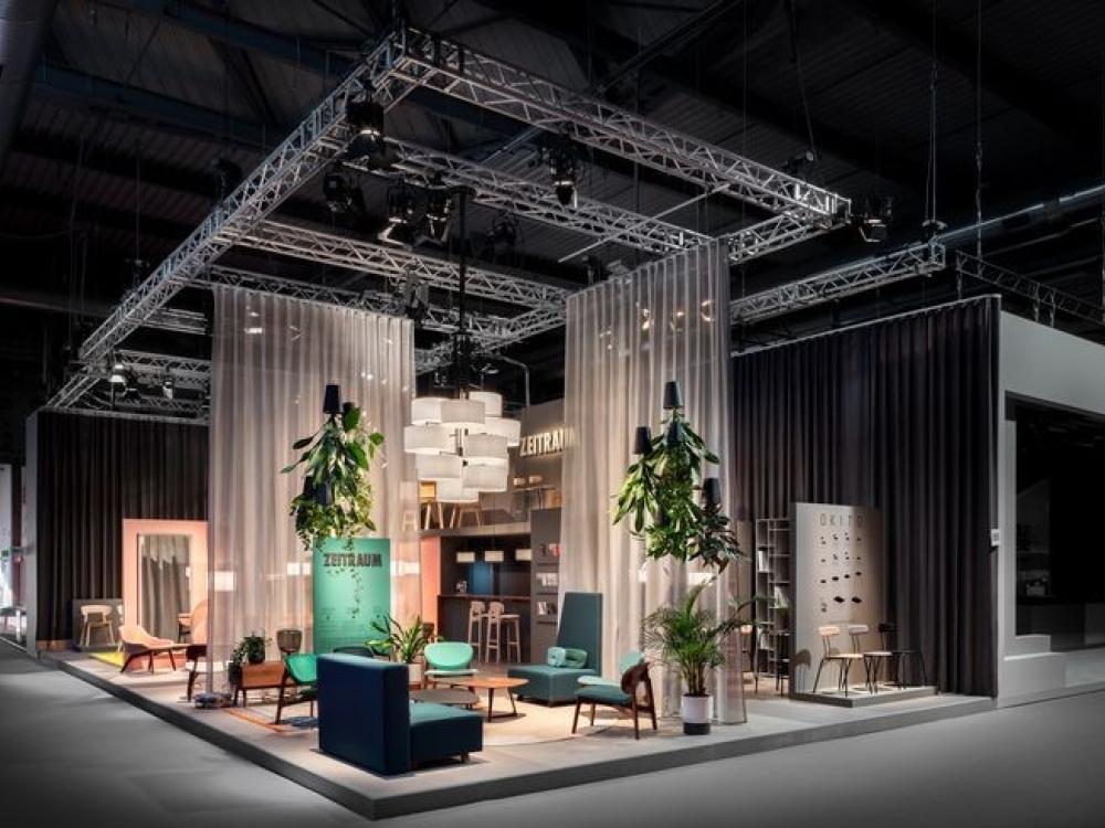 Stand espositivo per un'azienda di design