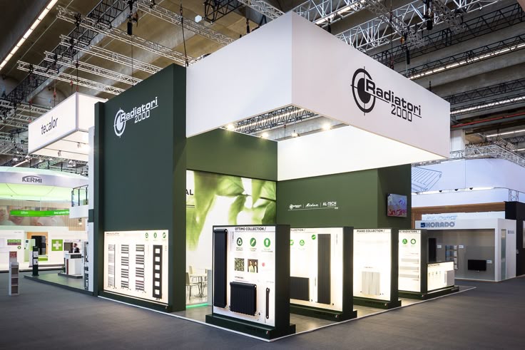 Stand corporate per un'azienda di termoidraulica