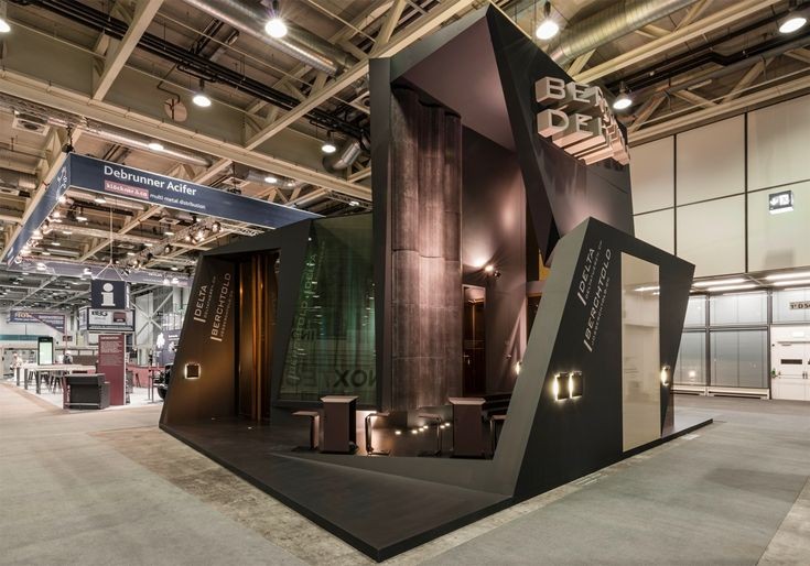 Stand per un'azienda di architettura e materiali costruttivi