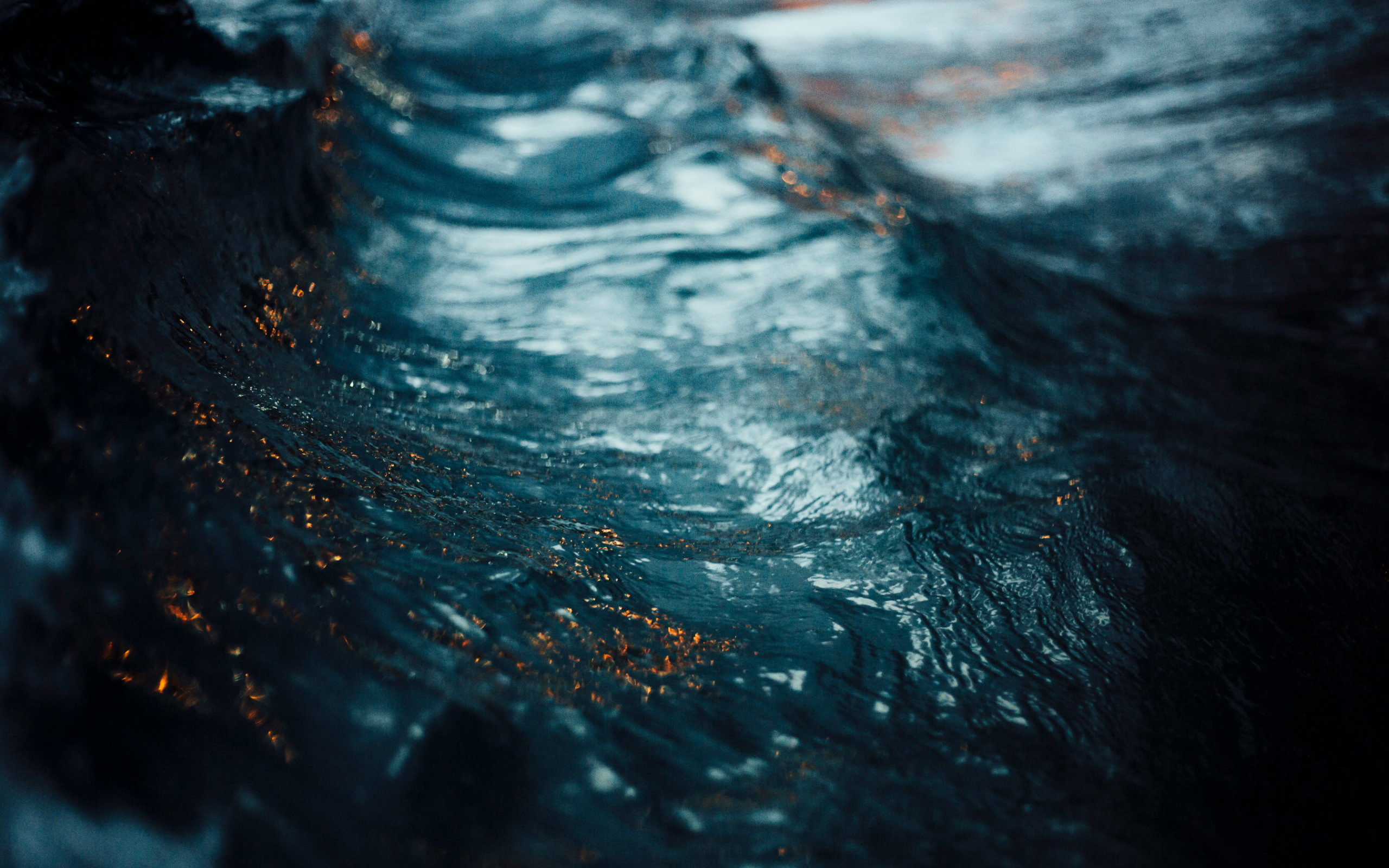 Gentle waves representing peace and calm