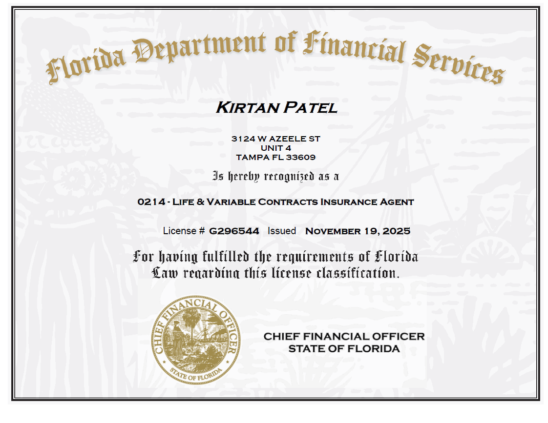 Florida License