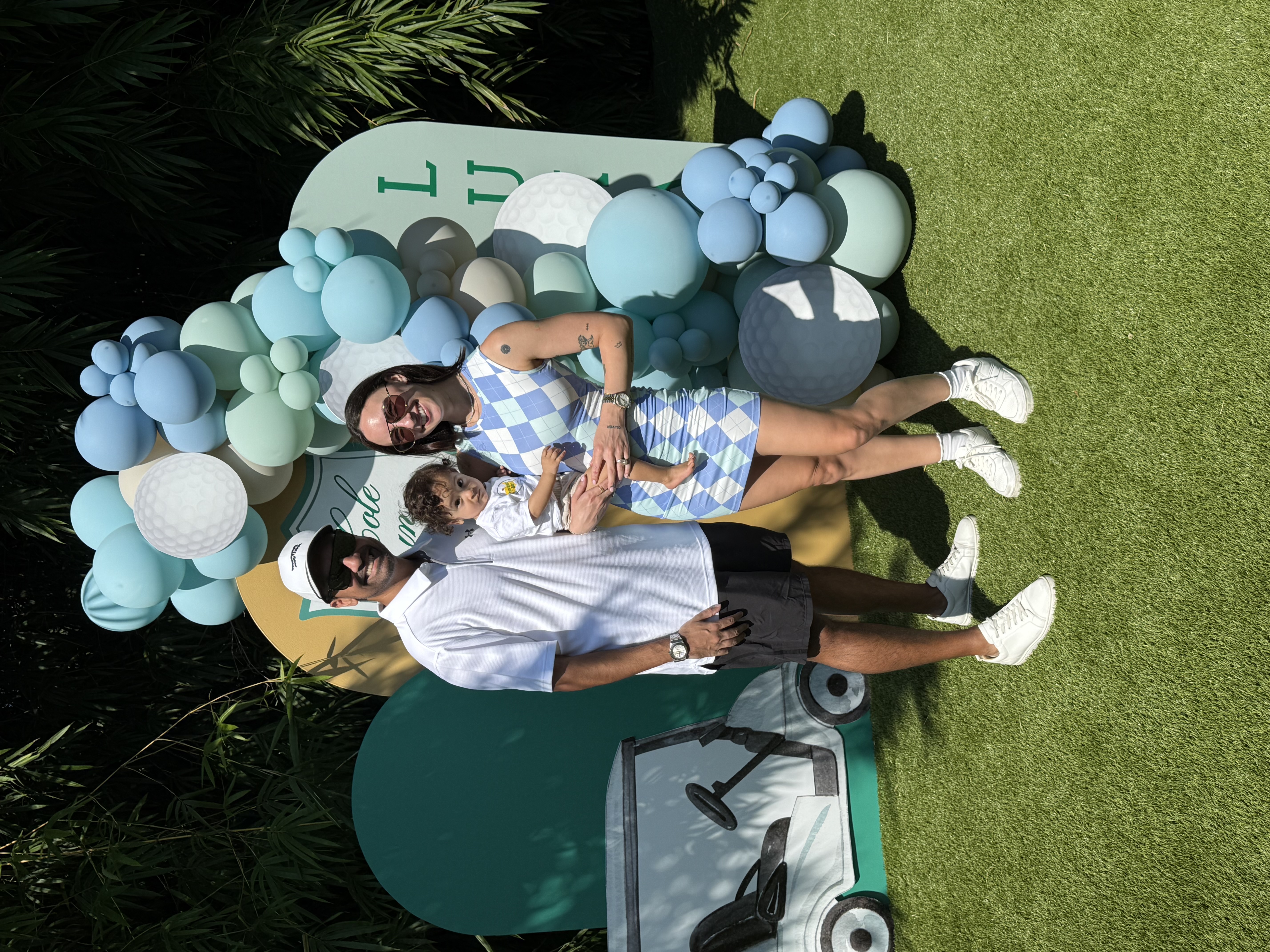 Kirt Patel with his wife Courtney and son Luka