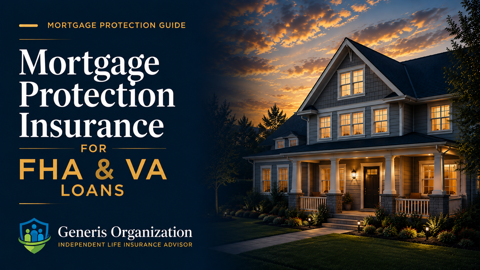 Mortgage Protection Insurance for FHA & VA Loans educational guide from Generis Organization