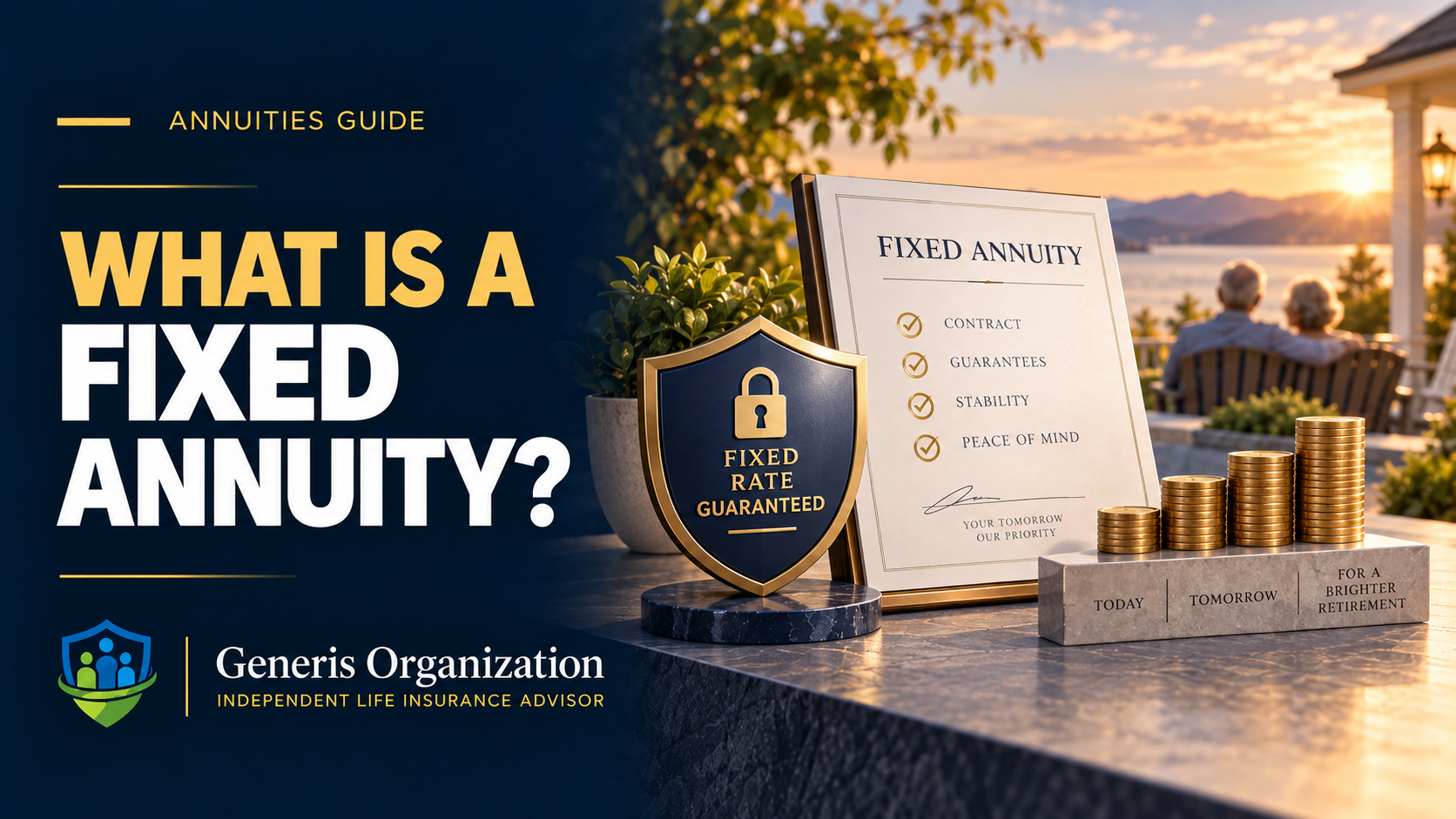 What Is a Fixed Annuity? educational guide from Generis Organization