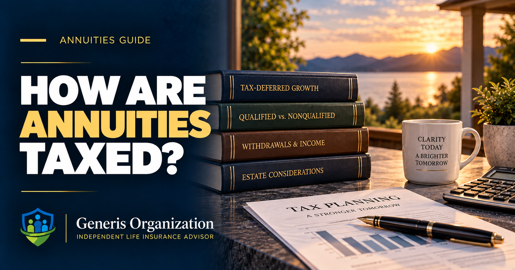 How Are Annuities Taxed? educational guide from Generis Organization