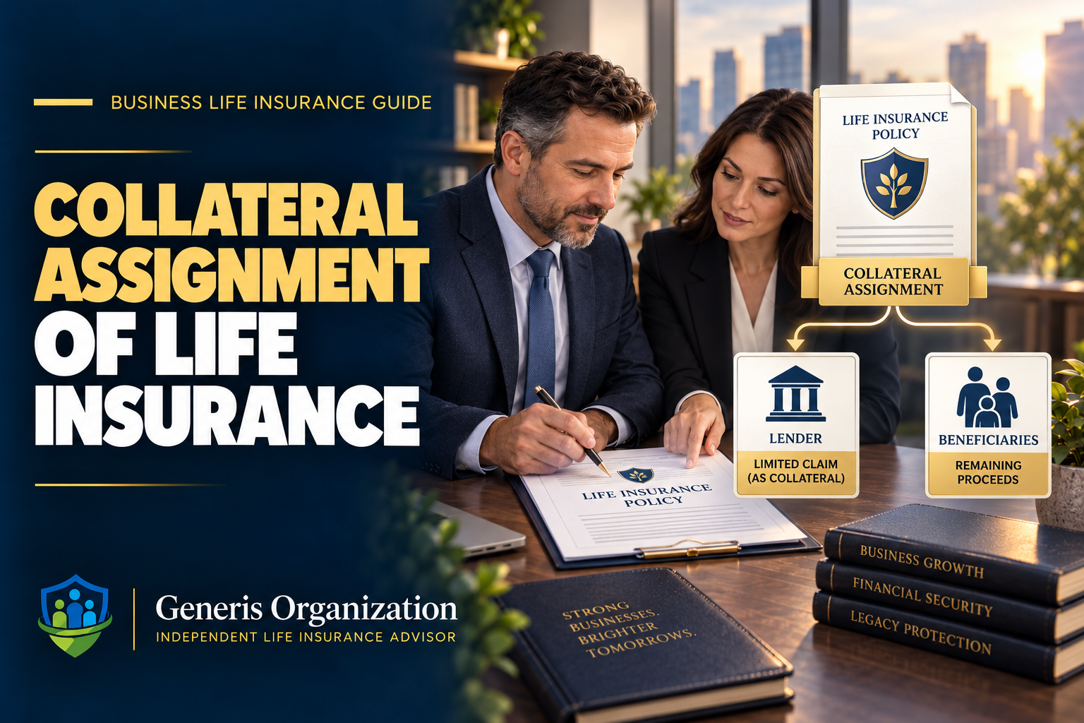 Collateral Assignment of Life Insurance for Business Loans guide from Generis Organization